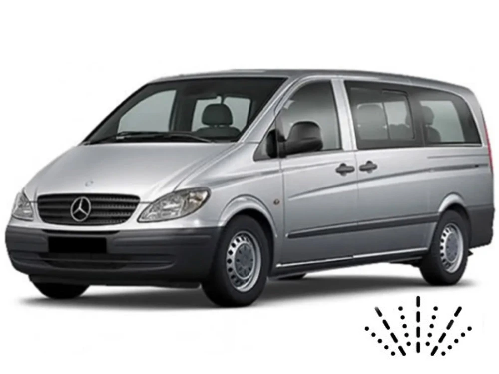 Wycieraczki Mercedes Vito 2003–2005 W639 MPV 10.2003-08.2005 with built-in washer