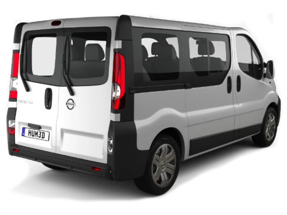 Wycieraczki Nissan Primastar 1 2002–2011 X83 van | hinged rear doors
