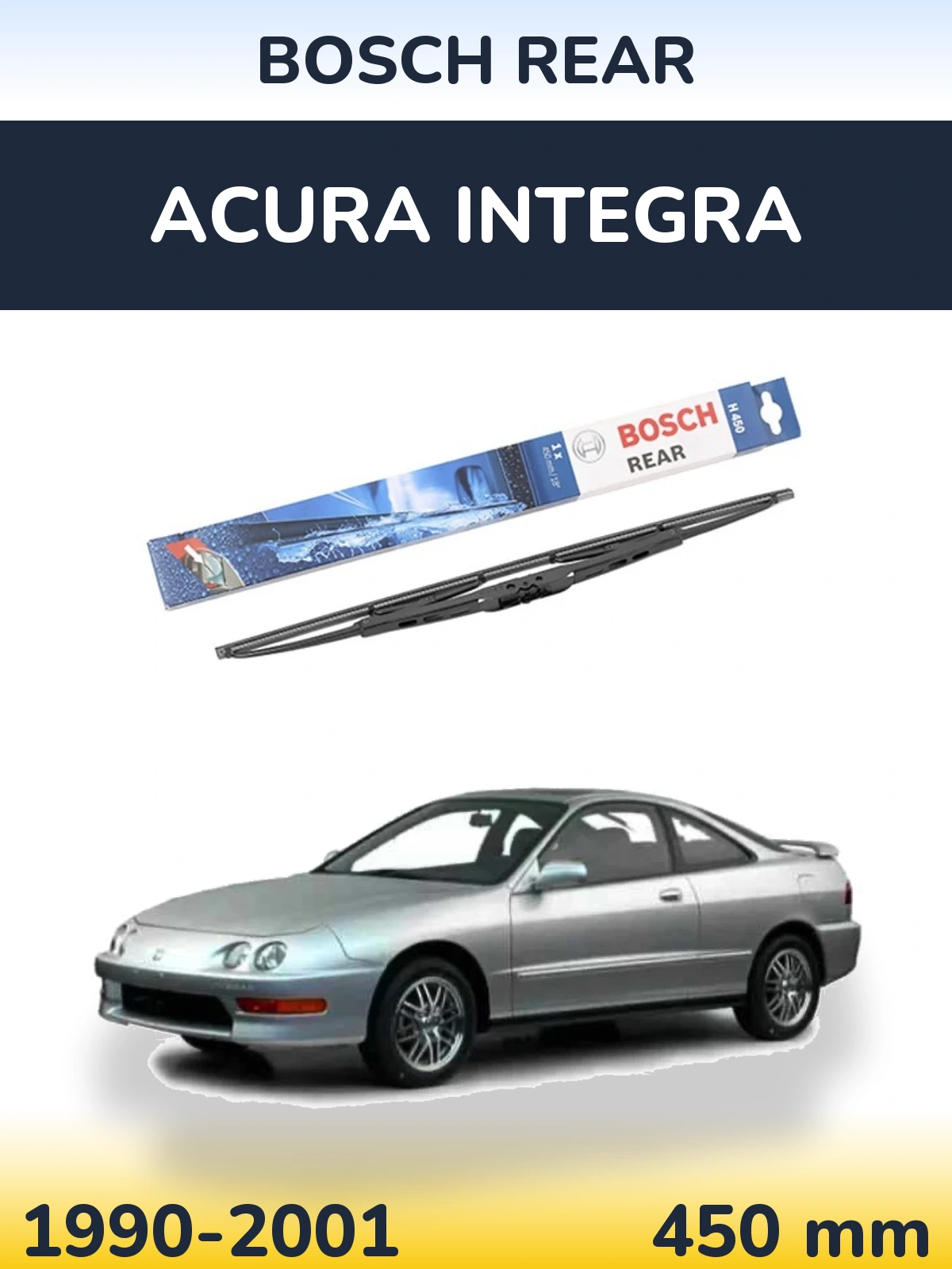 Задний дворник BOSCH Rear 450 мм для Acura Integra 1990-2001