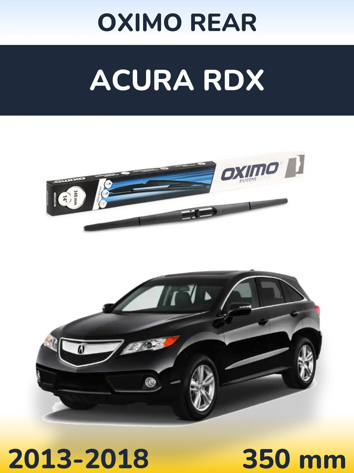 Rear wiper blade Oximo Rear 350 mm for Acura RDX 2013-2018