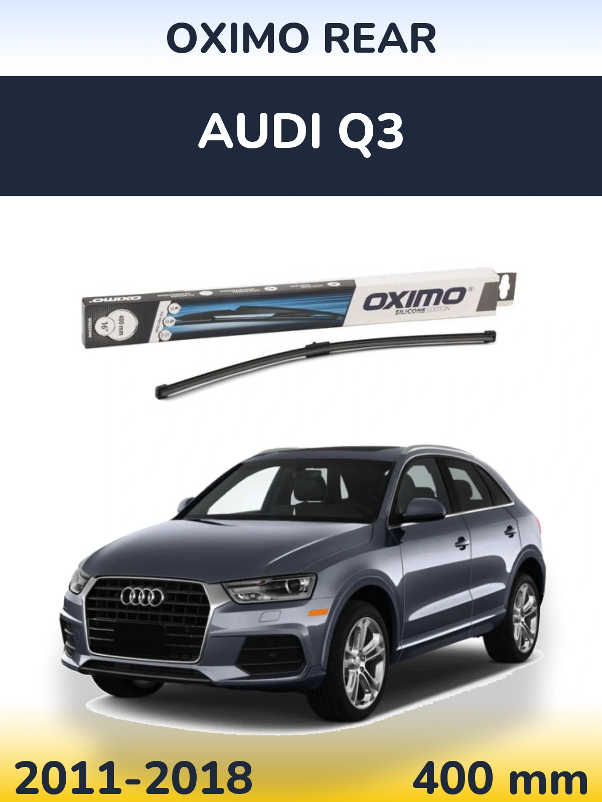 Rear wiper blade Oximo Rear 400 mm for Audi Q3 2011-2018