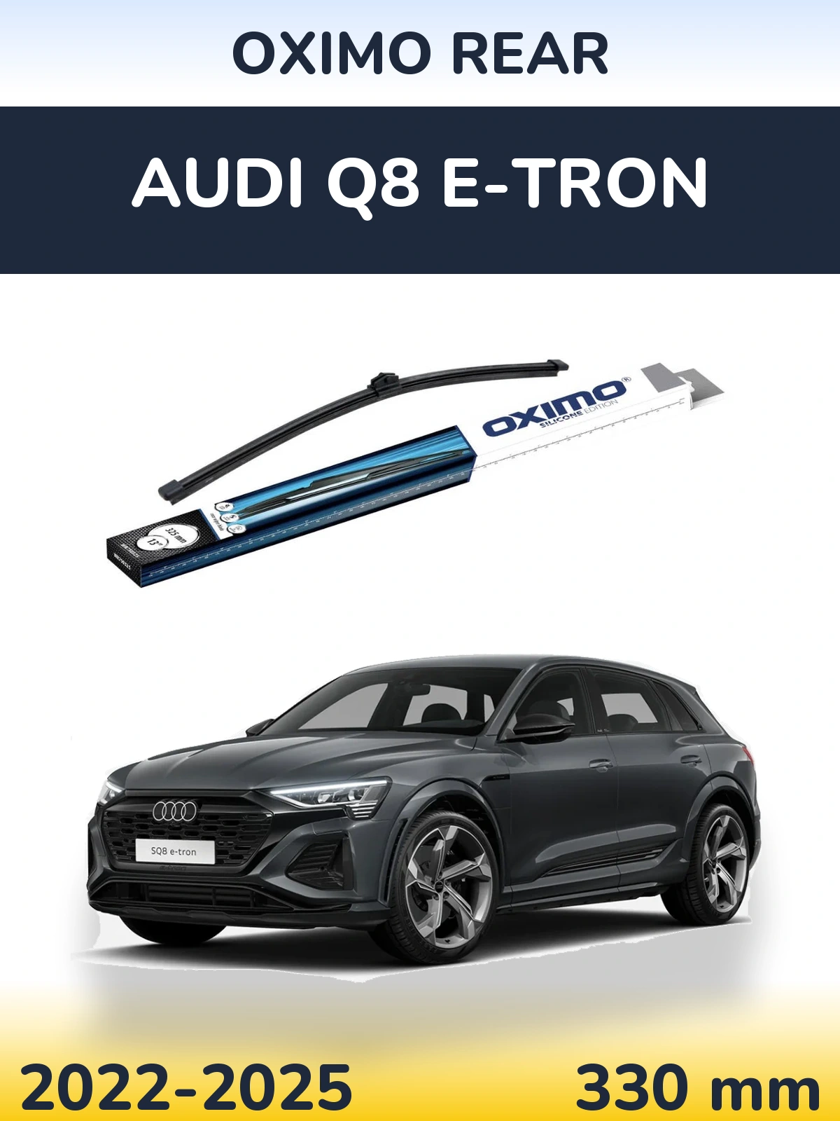 Rear wiper blade Oximo Rear 325 mm for Audi Q8 e-tron 2022-2025
