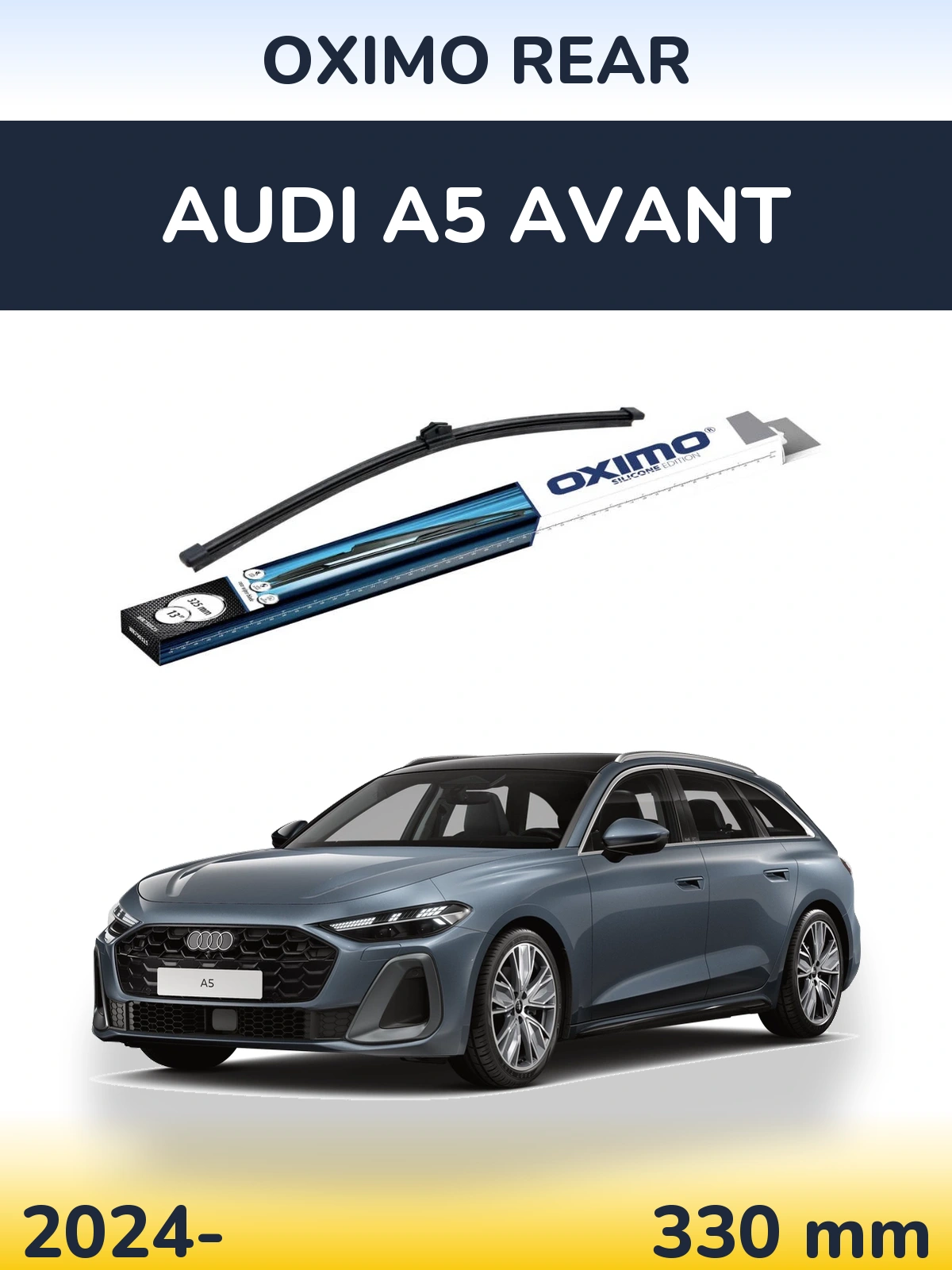 Rear wiper blade Oximo Rear 325 mm for Audi A5 Avant 2024-2026