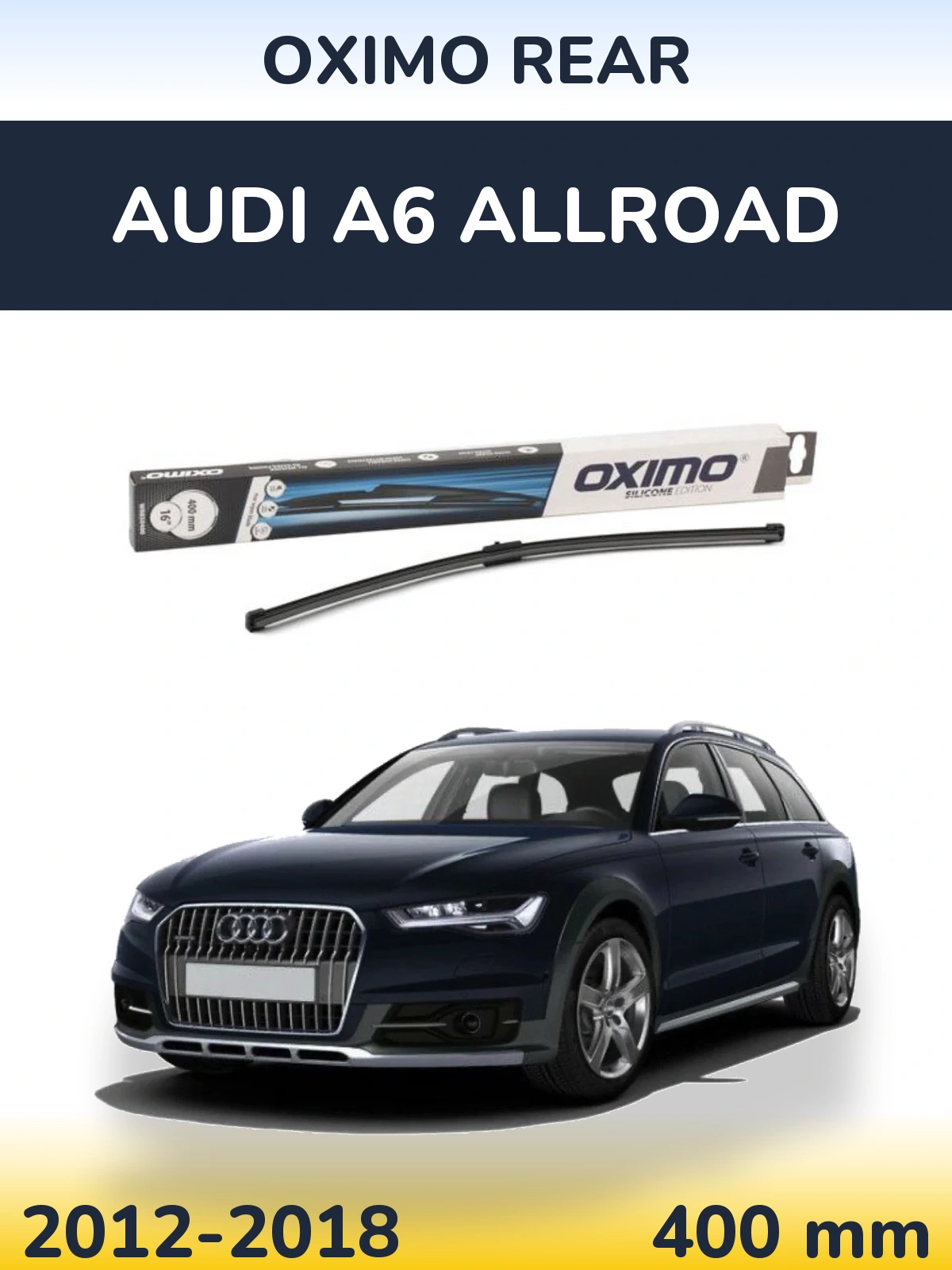 Rear wiper blade Oximo Rear 400 mm for Audi A6 Allroad 2012-2018