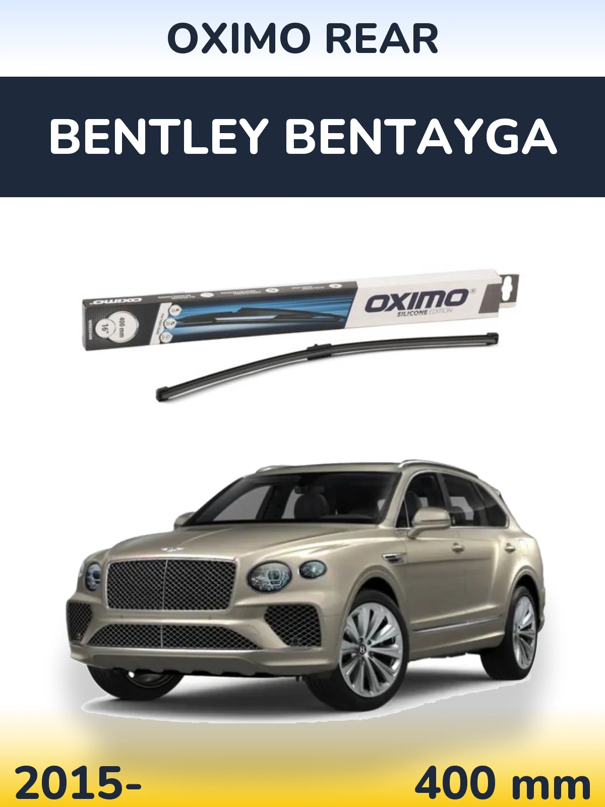 Rear wiper blade Oximo Rear 400 mm for Bentley Bentayga 2015-2026