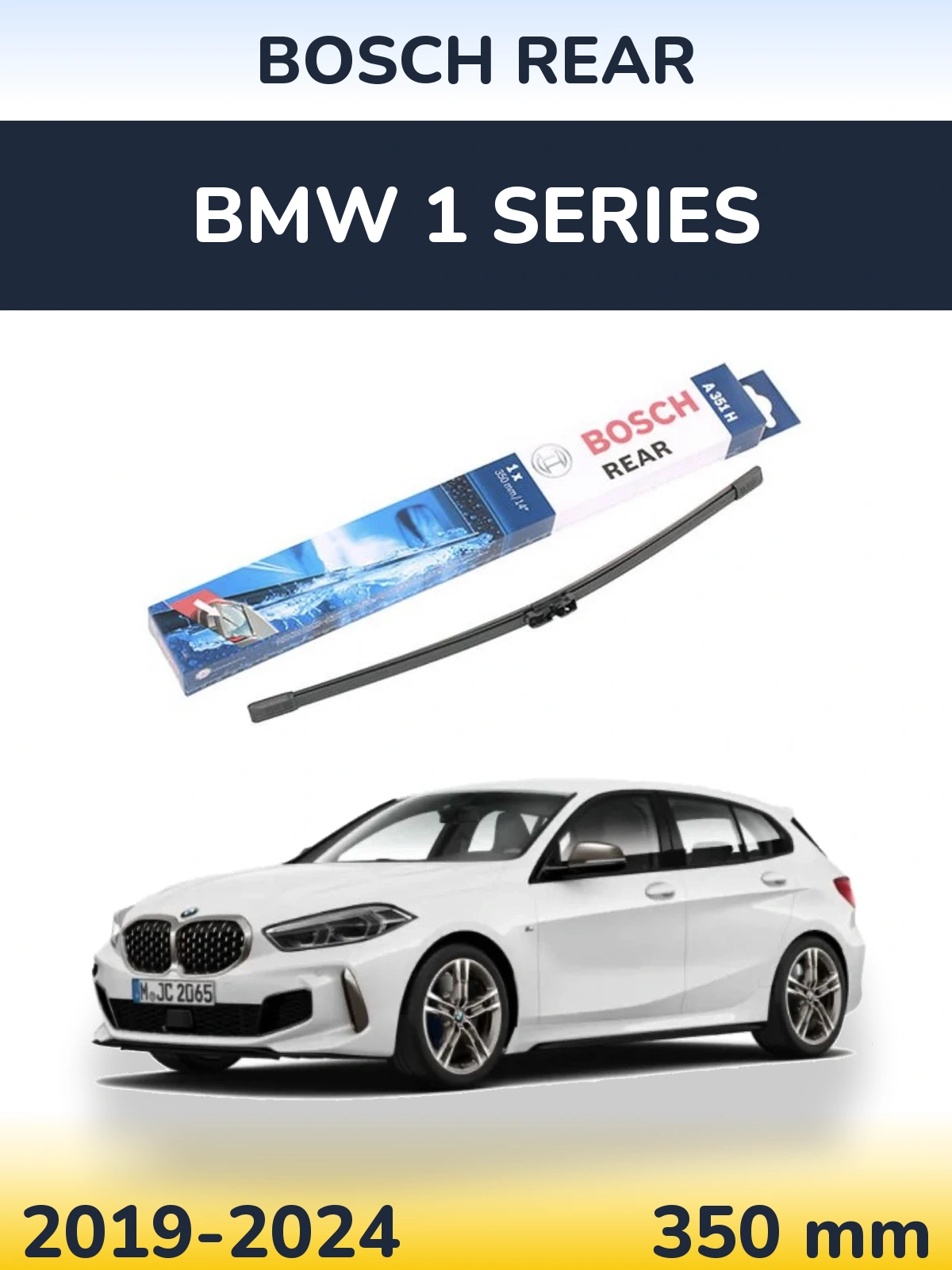 Задний дворник BOSCH Rear 350 мм для BMW 1 Series 2019-2024