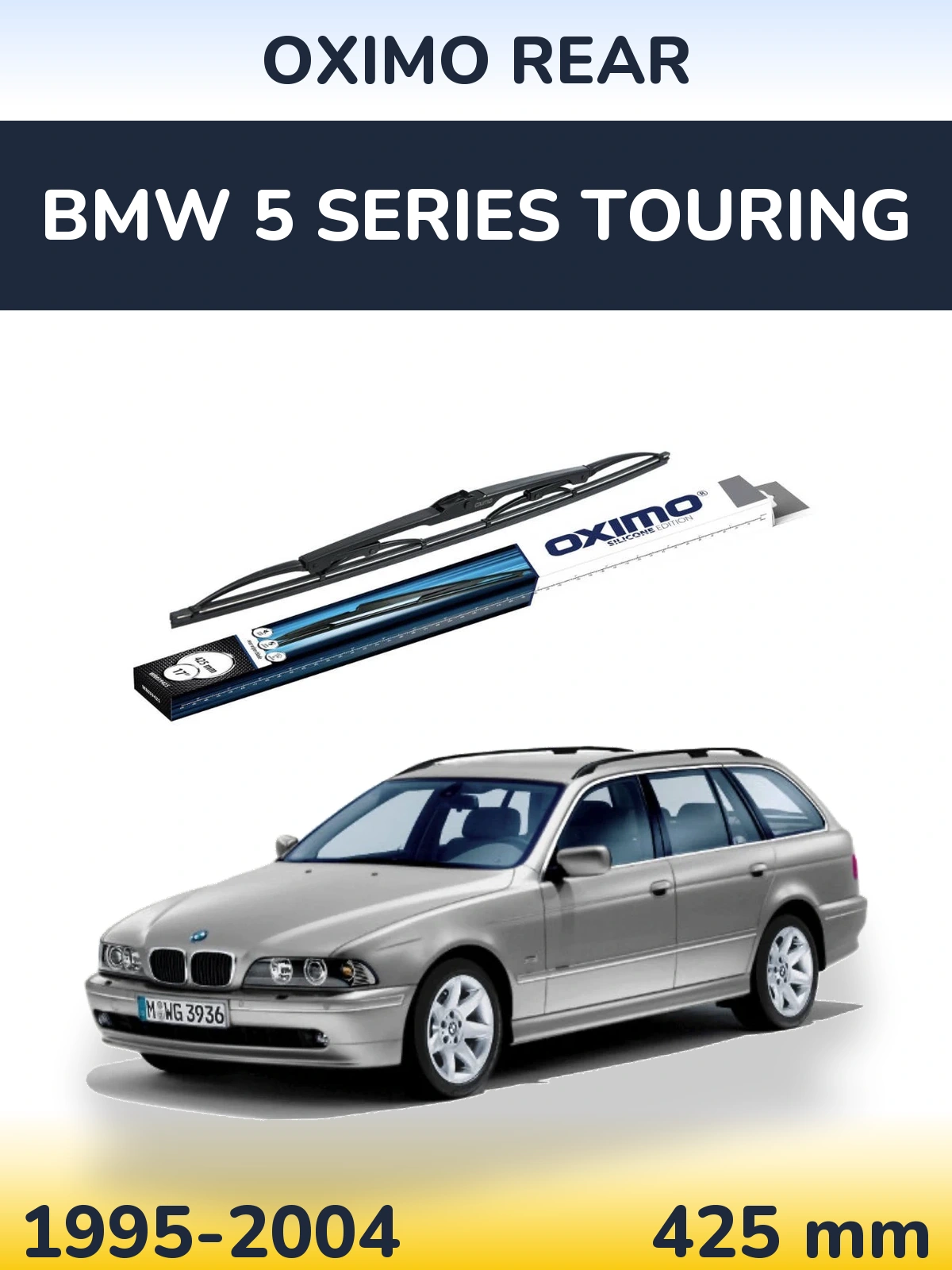 Rear wiper blade Oximo Rear 425 mm for BMW 5 Series Touring 1995-2004