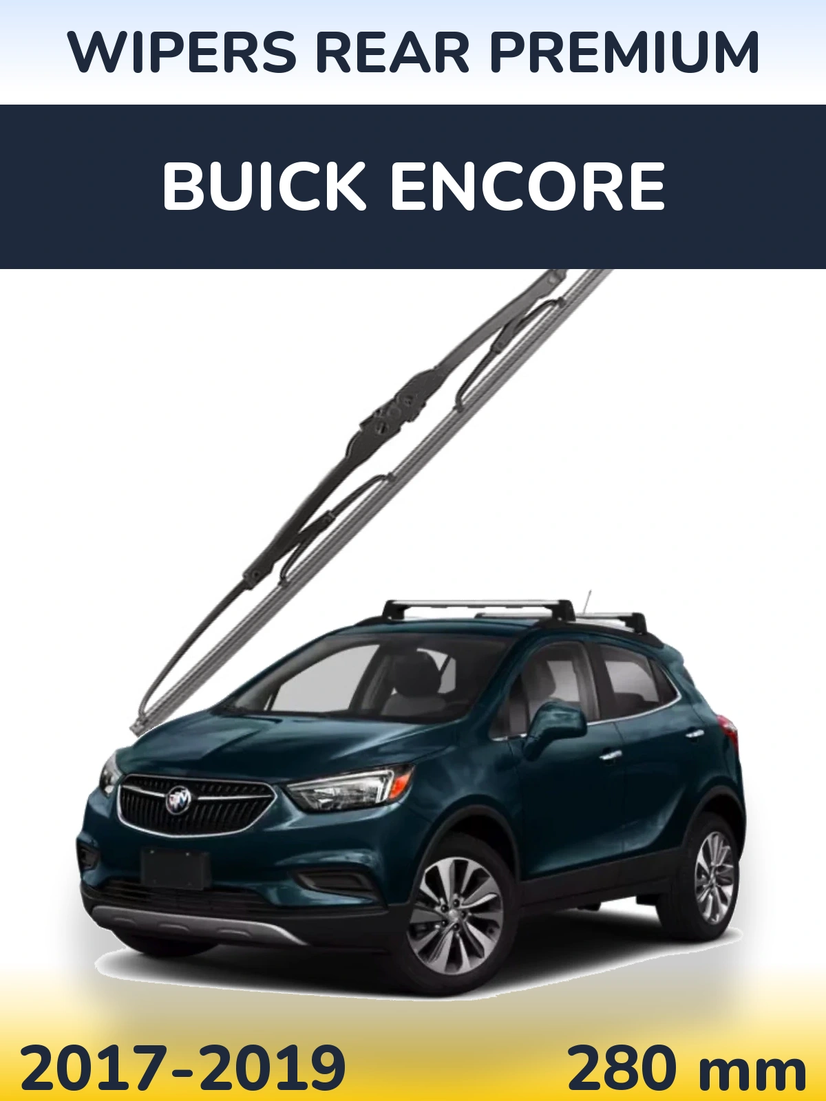 Rear wiper blade WIPERS REAR PREMIUM 280 mm for Buick Encore 2017-2019