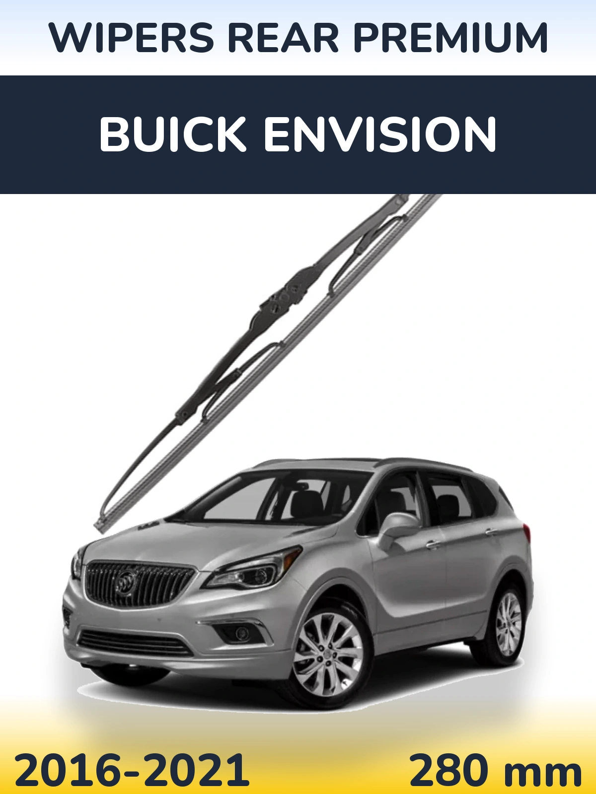 Rear wiper blade WIPERS REAR PREMIUM 280 mm for Buick Envision 2016-2021