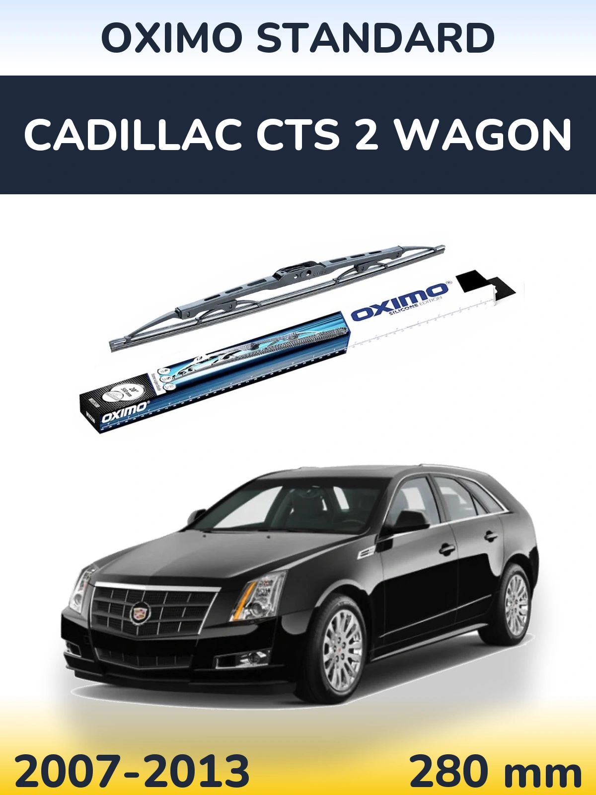 Rear wiper blade Oximo Standard 275 mm for Cadillac CTS 2 Wagon 2007-2013