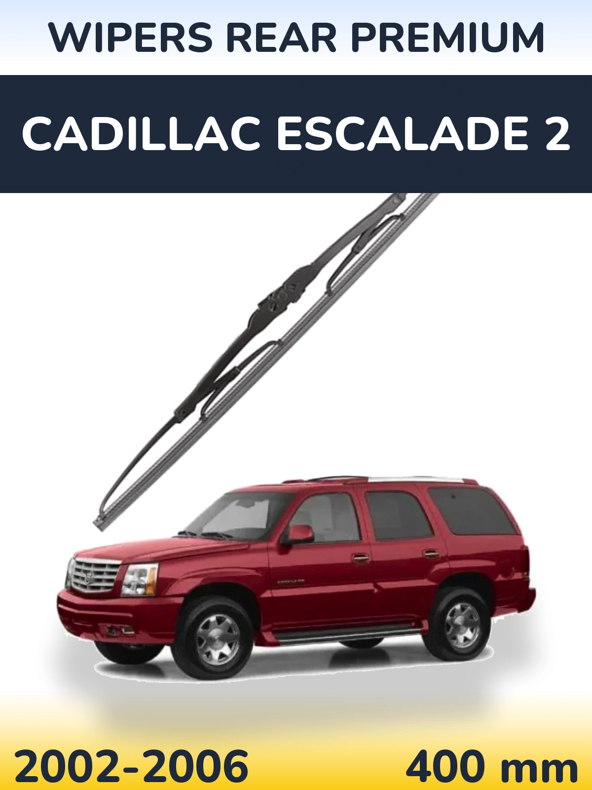 Задний дворник WIPERS REAR PREMIUM 400 мм для Cadillac Escalade 2 2002-2006
