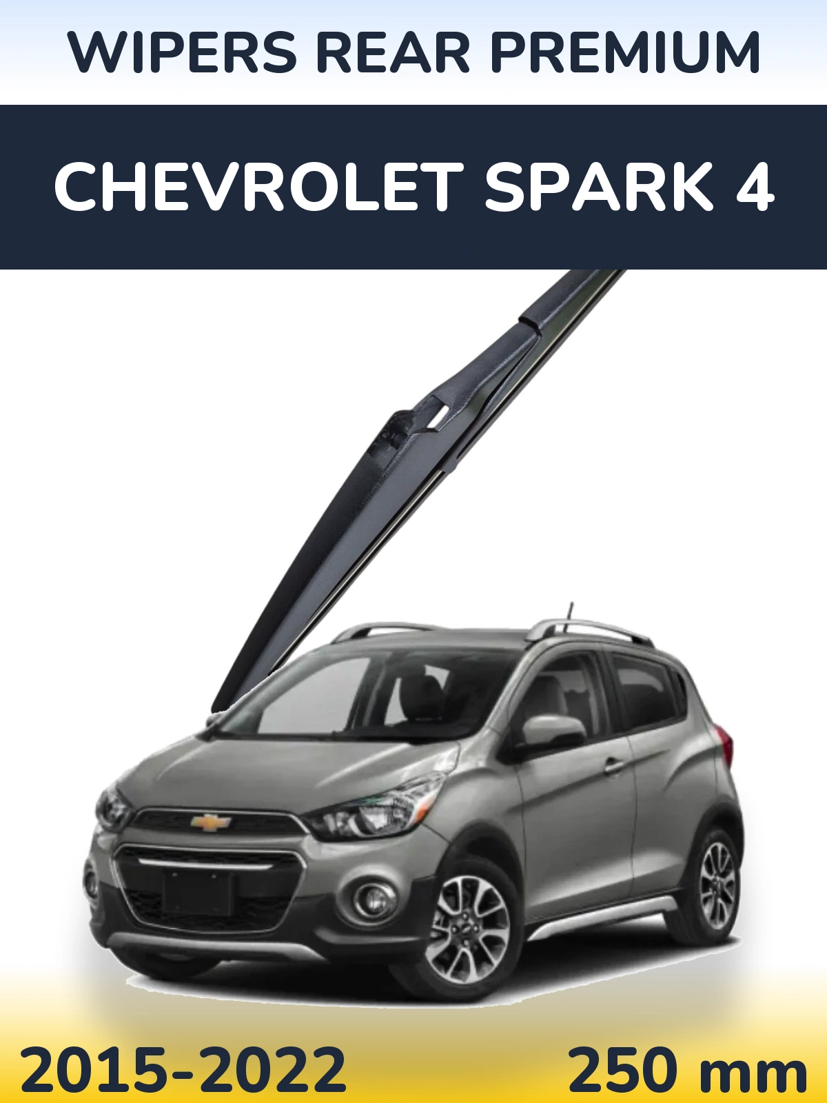 Rear wiper blade WIPERS REAR PREMIUM 250 mm for Chevrolet Spark 4 2015-2022