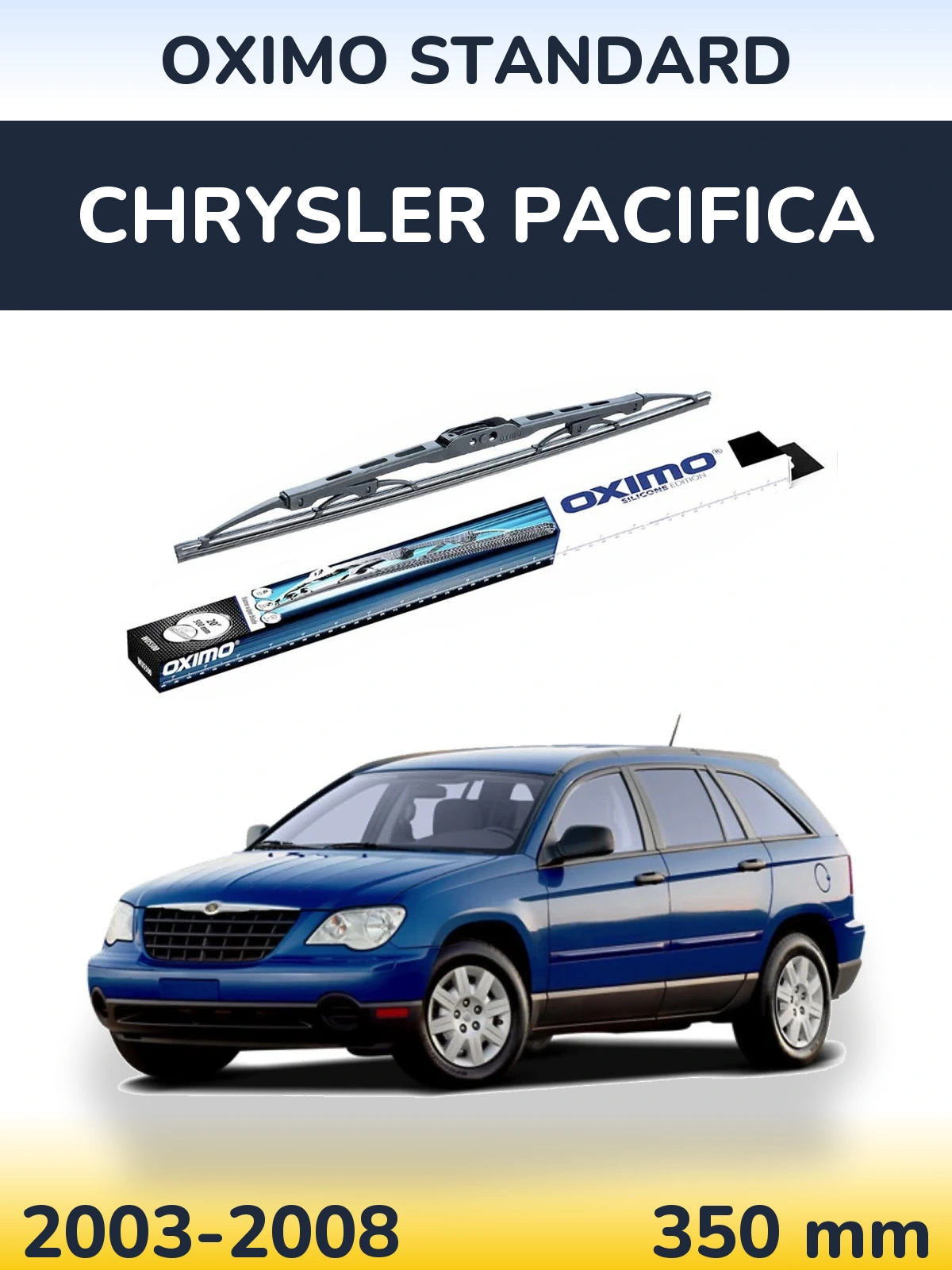 Rear wiper blade Oximo Standard 350 mm for Chrysler Pacifica 2003-2008