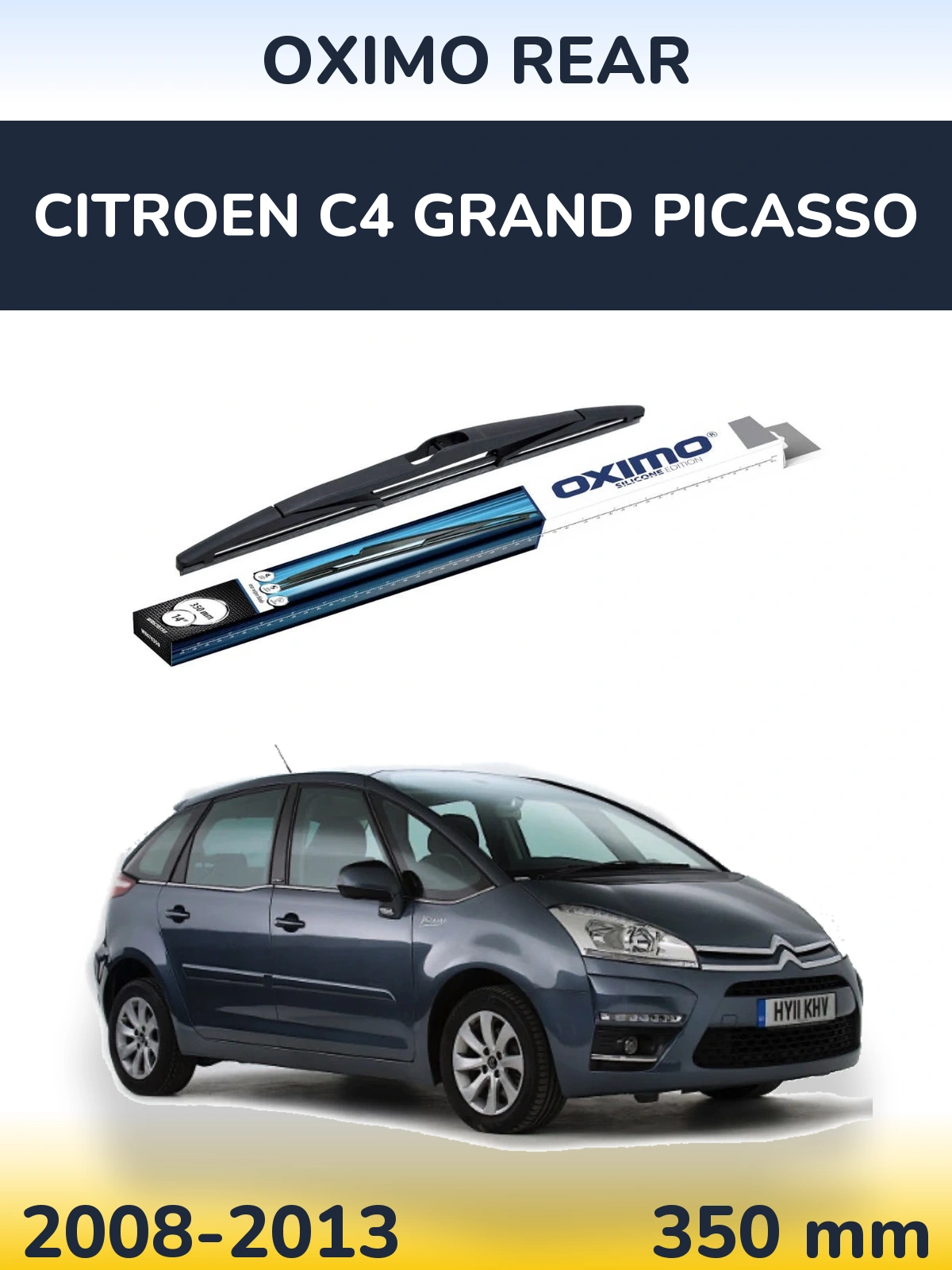 Задний дворник Oximo Rear 350 мм для Citroen C4 Grand Picasso 2008-2013