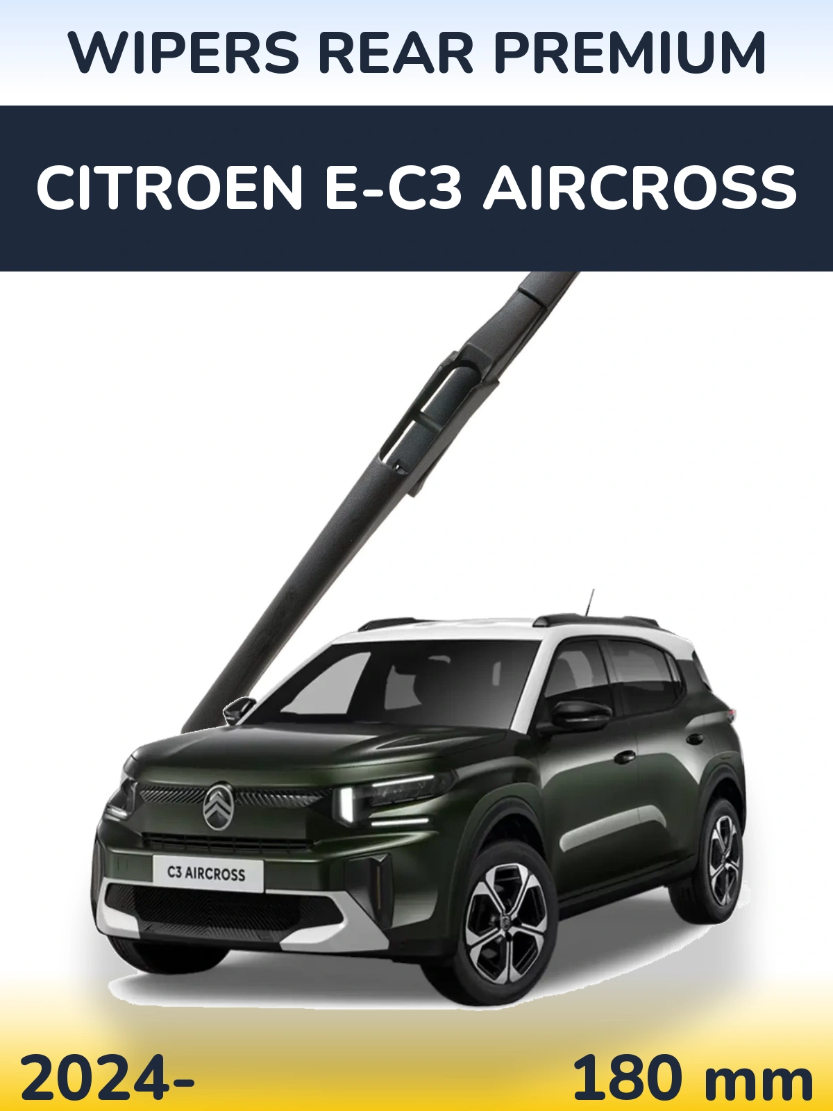 Задний дворник WIPERS REAR PREMIUM 180 мм для Citroen e-C3 Aircross 2024-2026