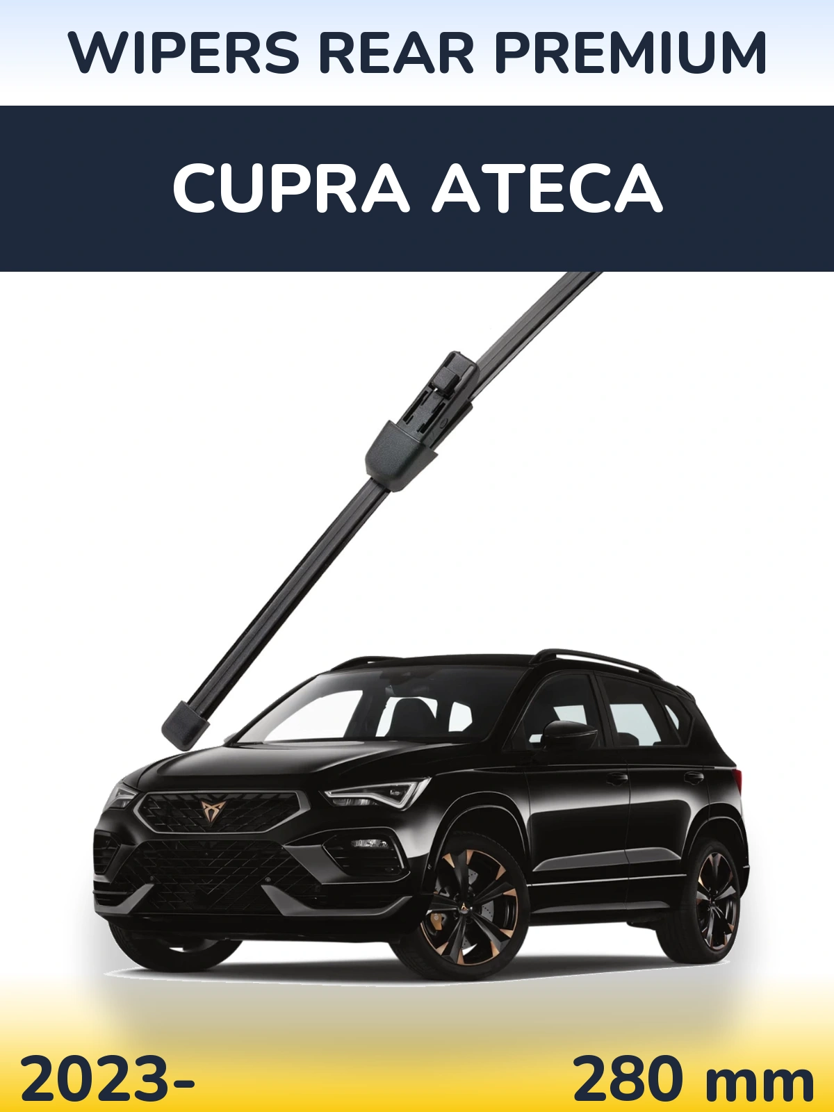 Rear wiper blade WIPERS REAR PREMIUM 280 mm for Cupra Ateca 2023-2026