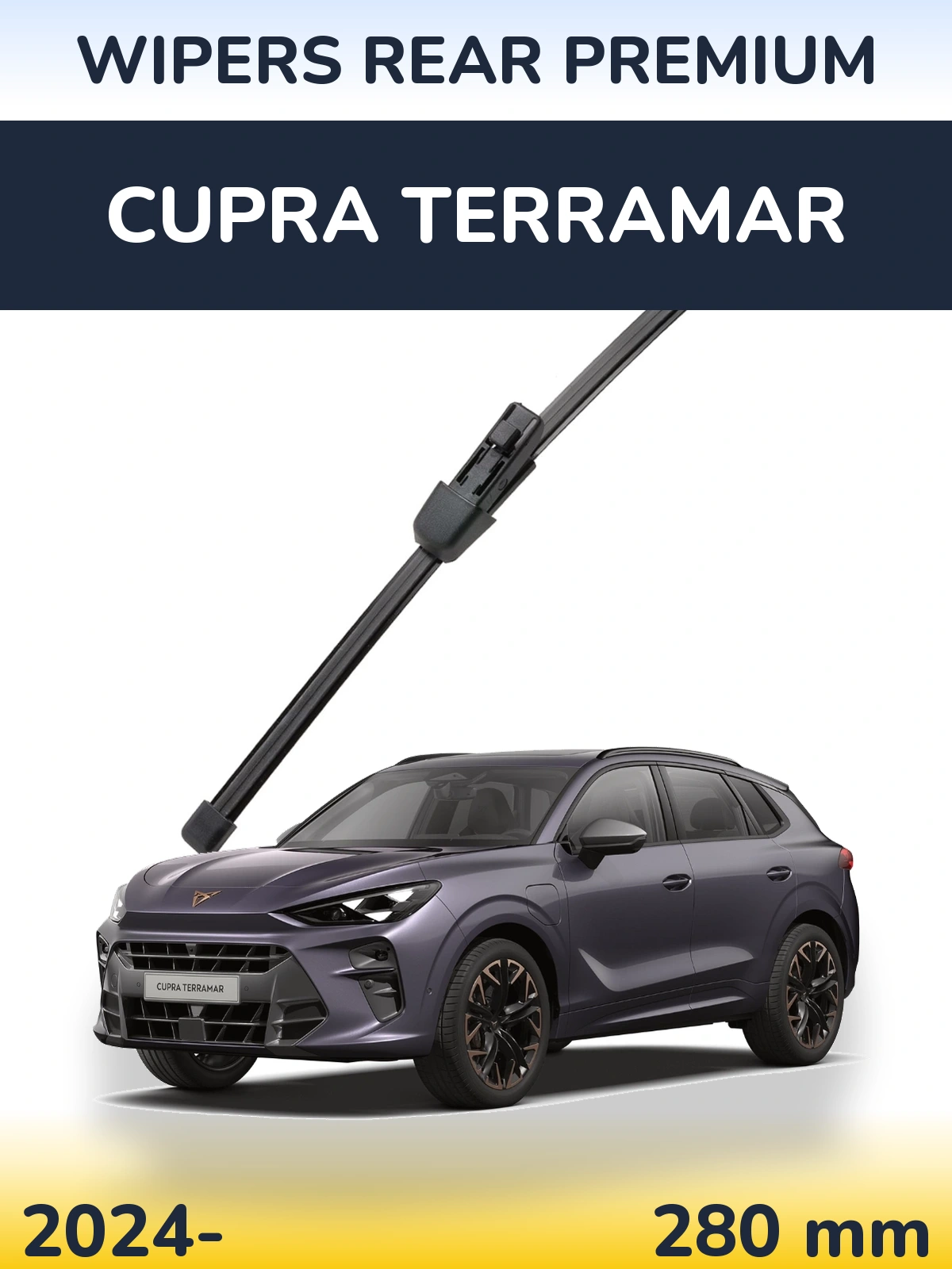 Rear wiper blade WIPERS REAR PREMIUM 280 mm for Cupra Terramar 2024-2026