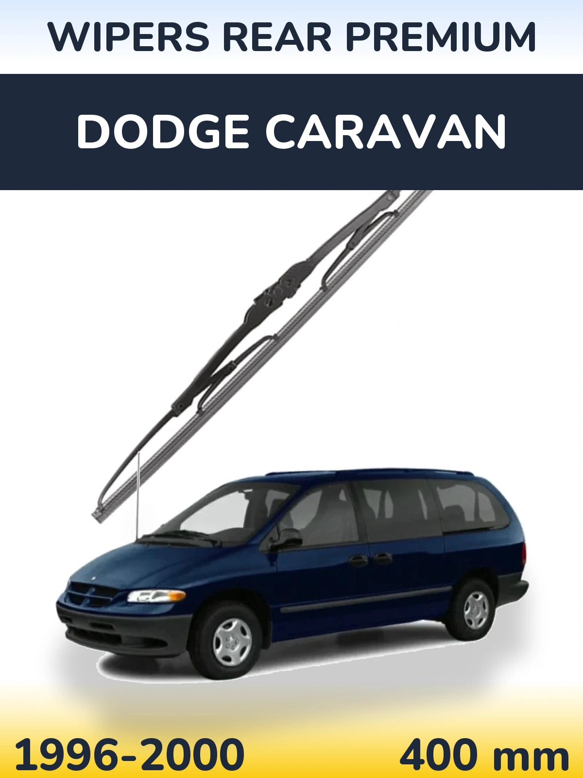 Задний дворник WIPERS REAR PREMIUM 400 мм для Dodge Caravan 1996-2000