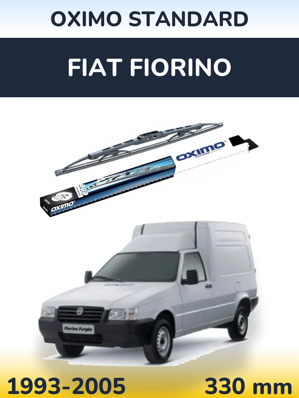 Rear wiper blade Oximo Standard 325 mm for Fiat Fiorino 1993-2005
