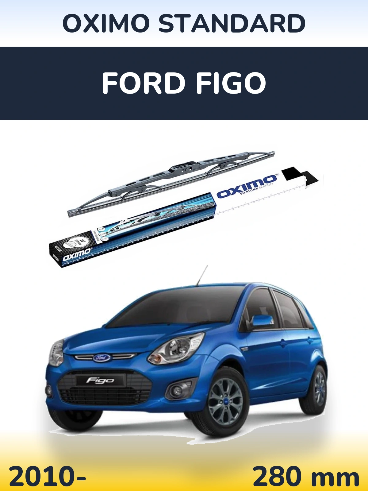 Rear wiper blade Oximo Standard 275 mm for Ford Figo 2010-2026