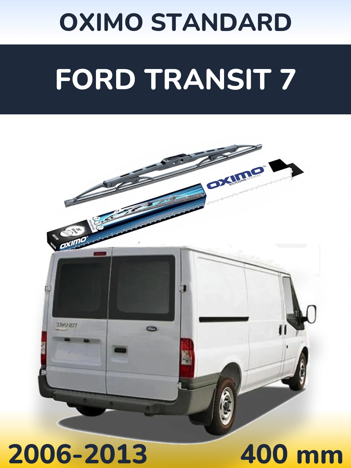 Rear wiper blade Oximo Standard 400 mm for Ford Transit 7 2006-2013