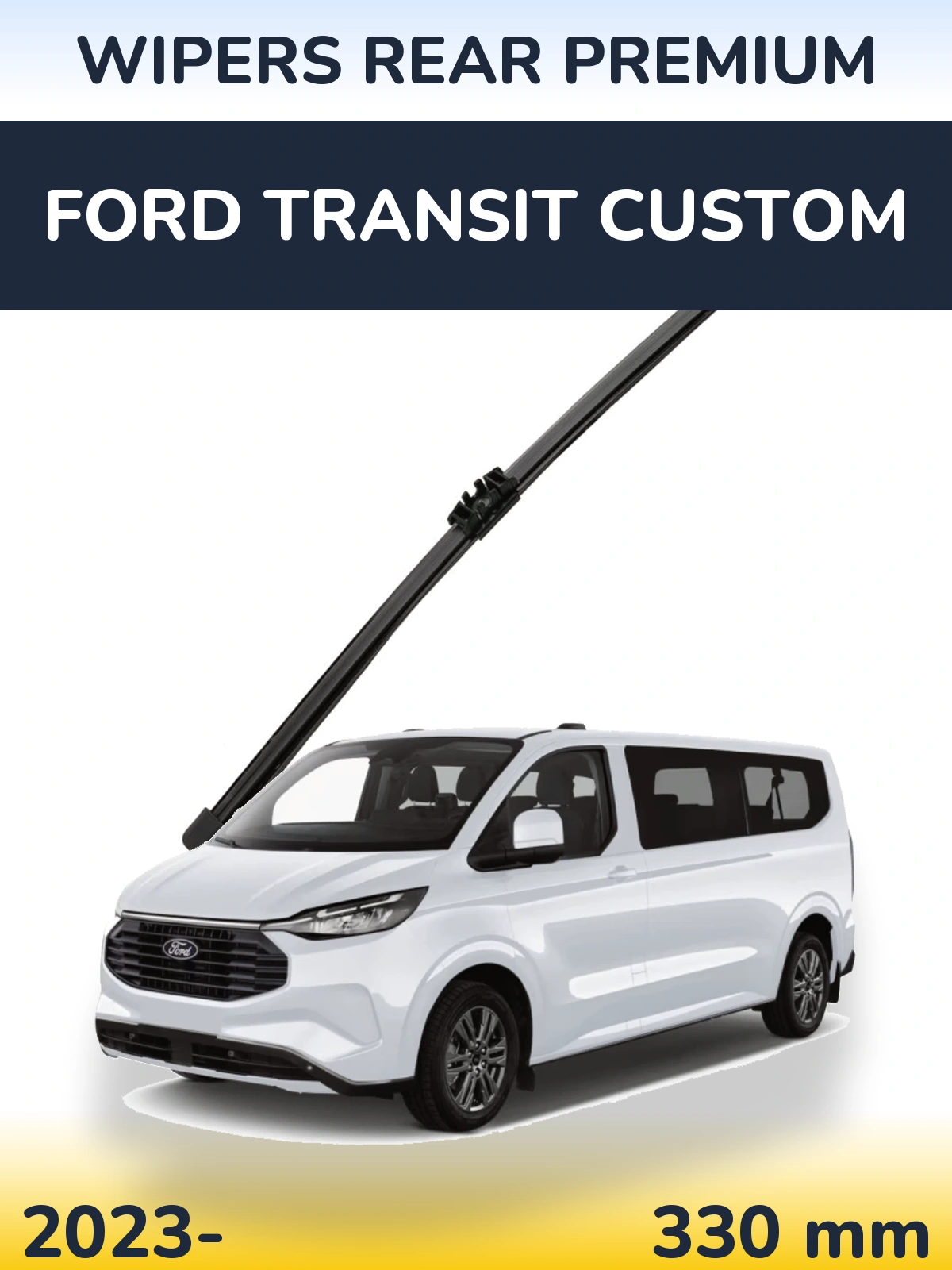 Rear wiper blade WIPERS REAR PREMIUM 330 mm for Ford Transit Custom 2023-2026