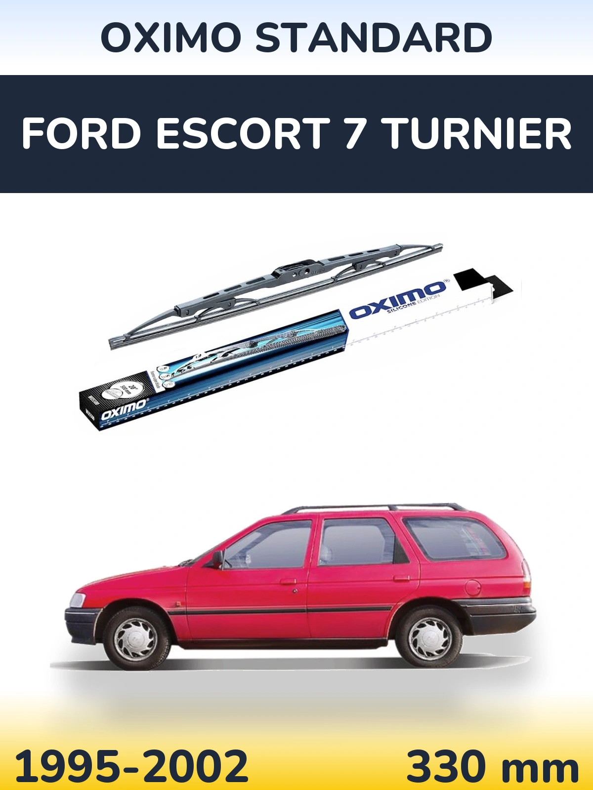 Rear wiper blade Oximo Standard 325 mm for Ford Escort 7 Turnier 1995-2002