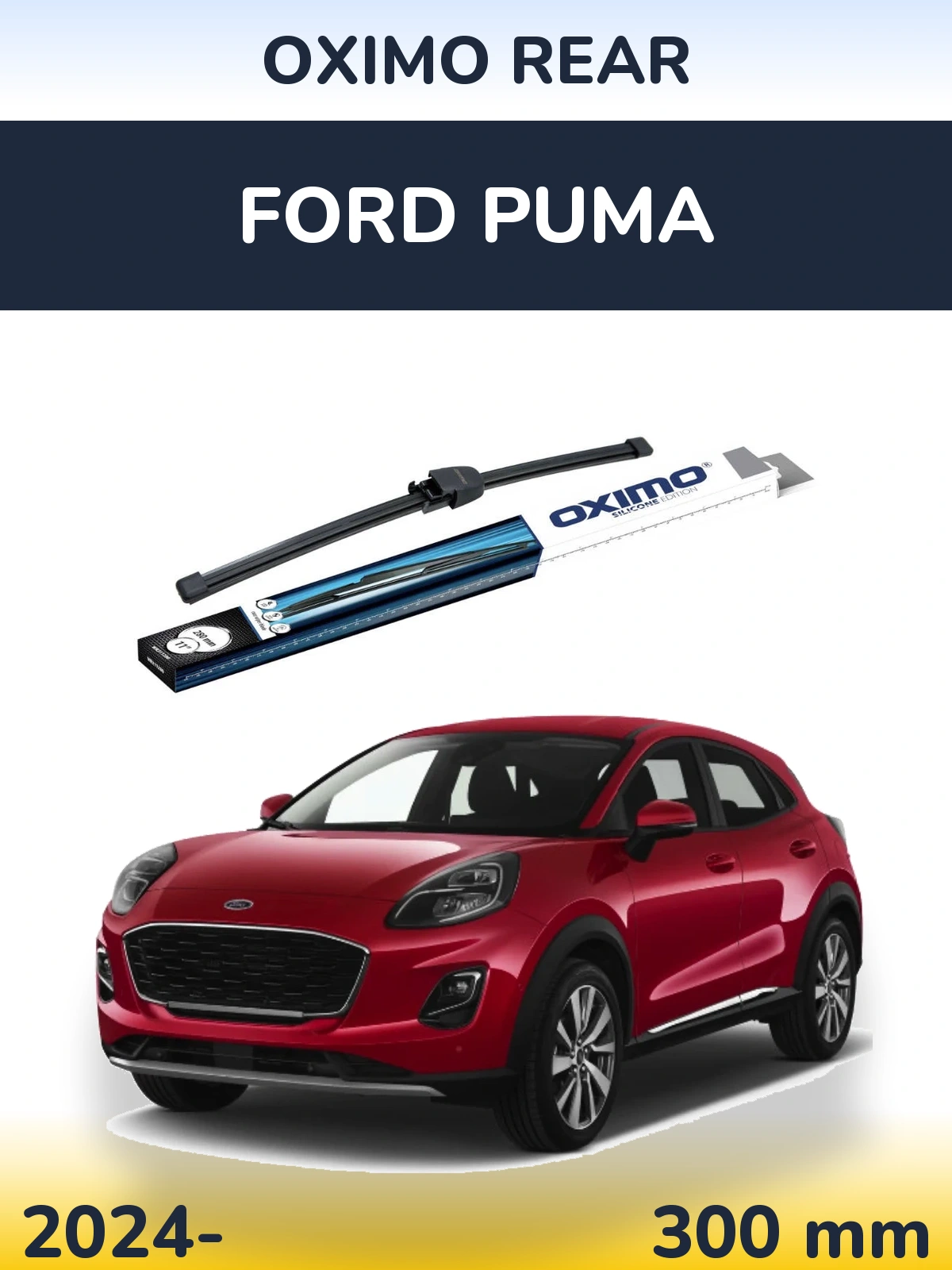 Rear wiper blade Oximo Rear 280 mm for Ford Puma 2024-2026
