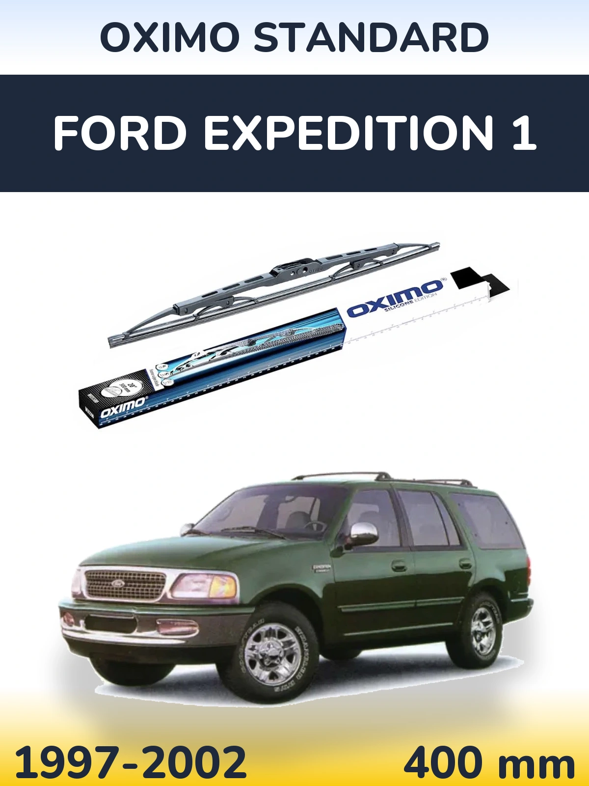 Rear wiper blade Oximo Standard 400 mm for Ford Expedition 1 1997-2002