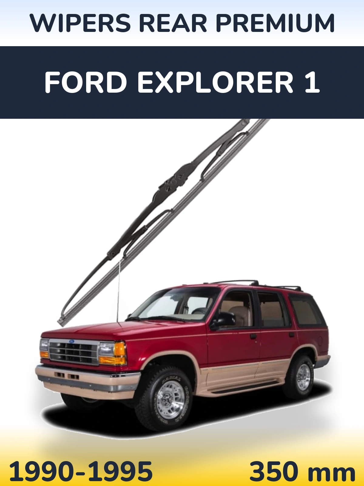Rear wiper blade WIPERS REAR PREMIUM 350 mm for Ford Explorer 1 1990-1995