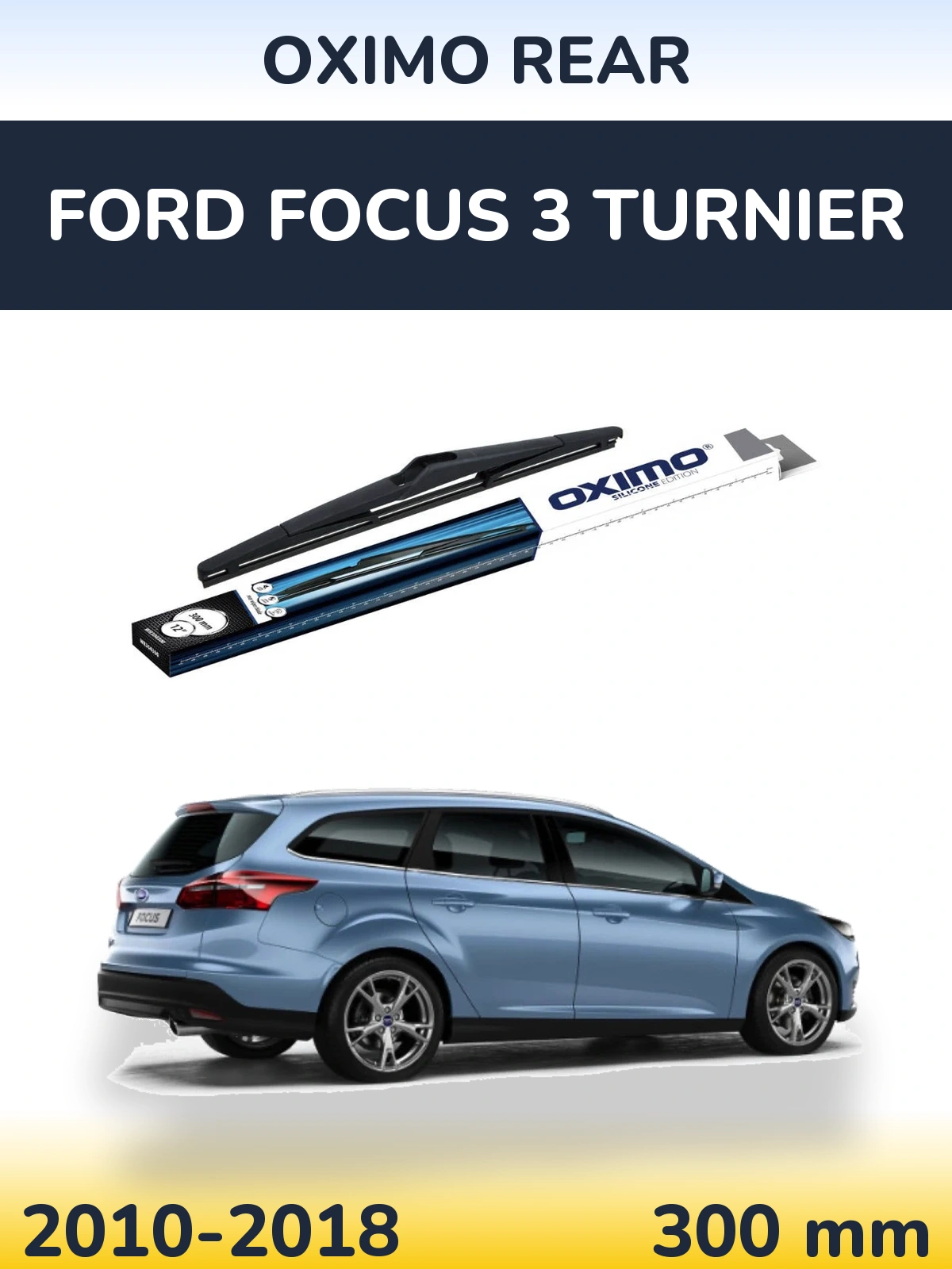 Задний дворник Oximo Rear 300 мм для Ford Focus 3 Turnier 2010-2018