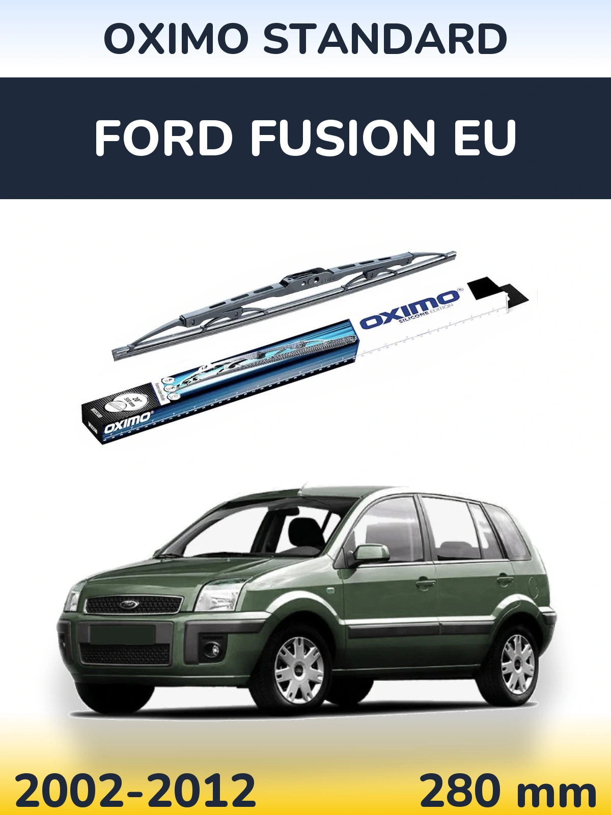 Rear wiper blade Oximo Standard 275 mm for Ford Fusion EU 2002-2012