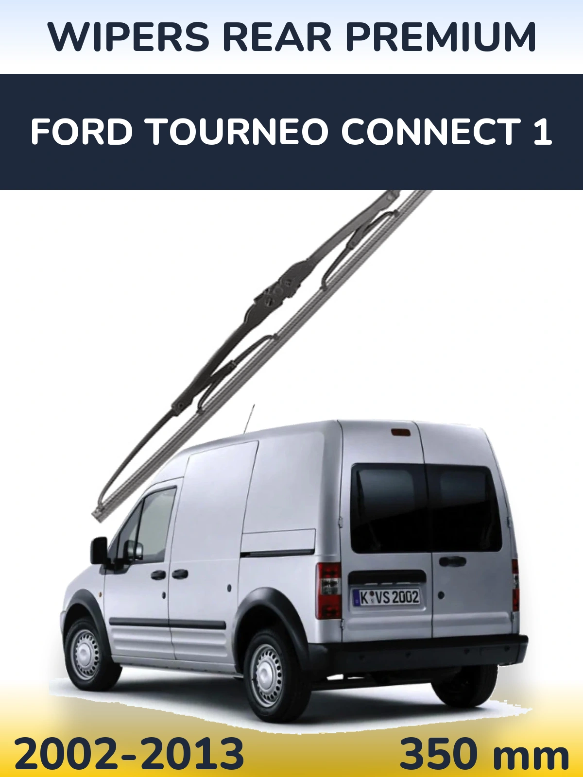 Задний дворник WIPERS REAR PREMIUM 350 мм для Ford Tourneo Connect 1 2002-2013