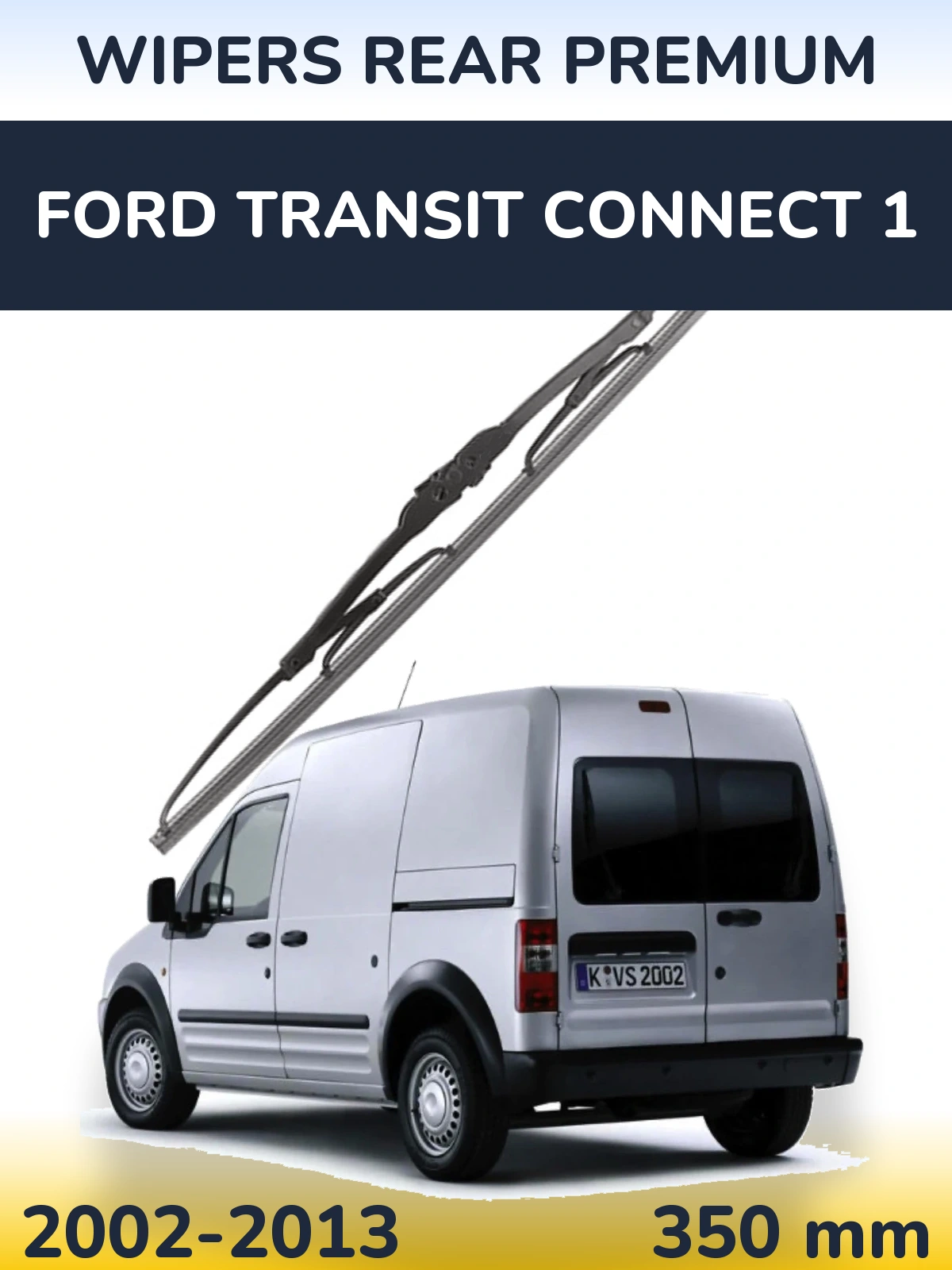 Задний дворник WIPERS REAR PREMIUM 350 мм для Ford Transit Connect 1 2002-2013