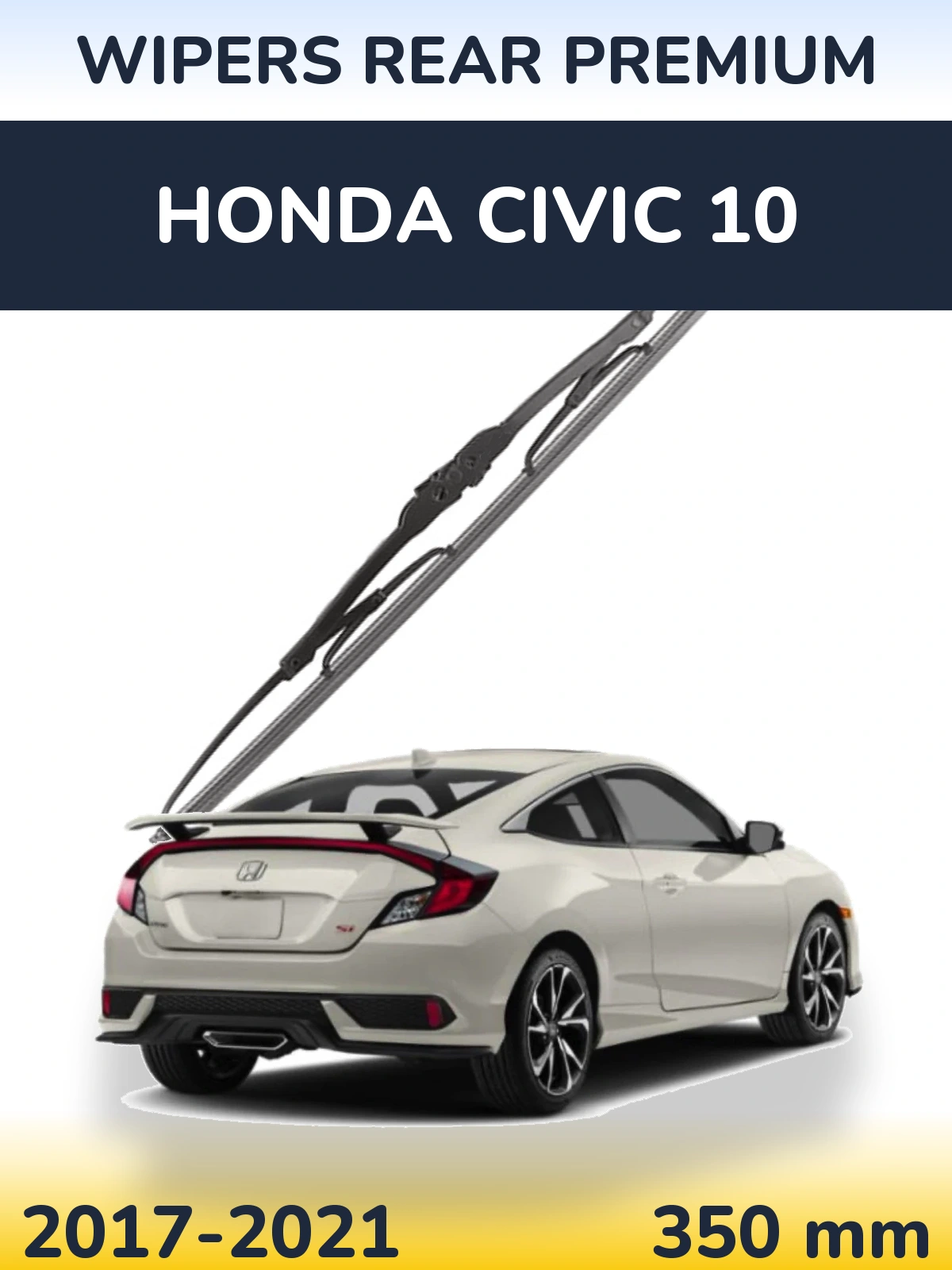 Rear wiper blade WIPERS REAR PREMIUM 350 mm for Honda Civic 10 2017-2021
