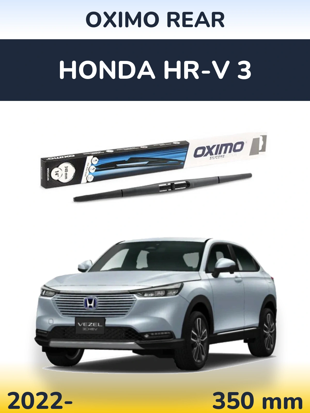 Rear wiper blade Oximo Rear 350 mm for Honda HR-V 3 2022-2026