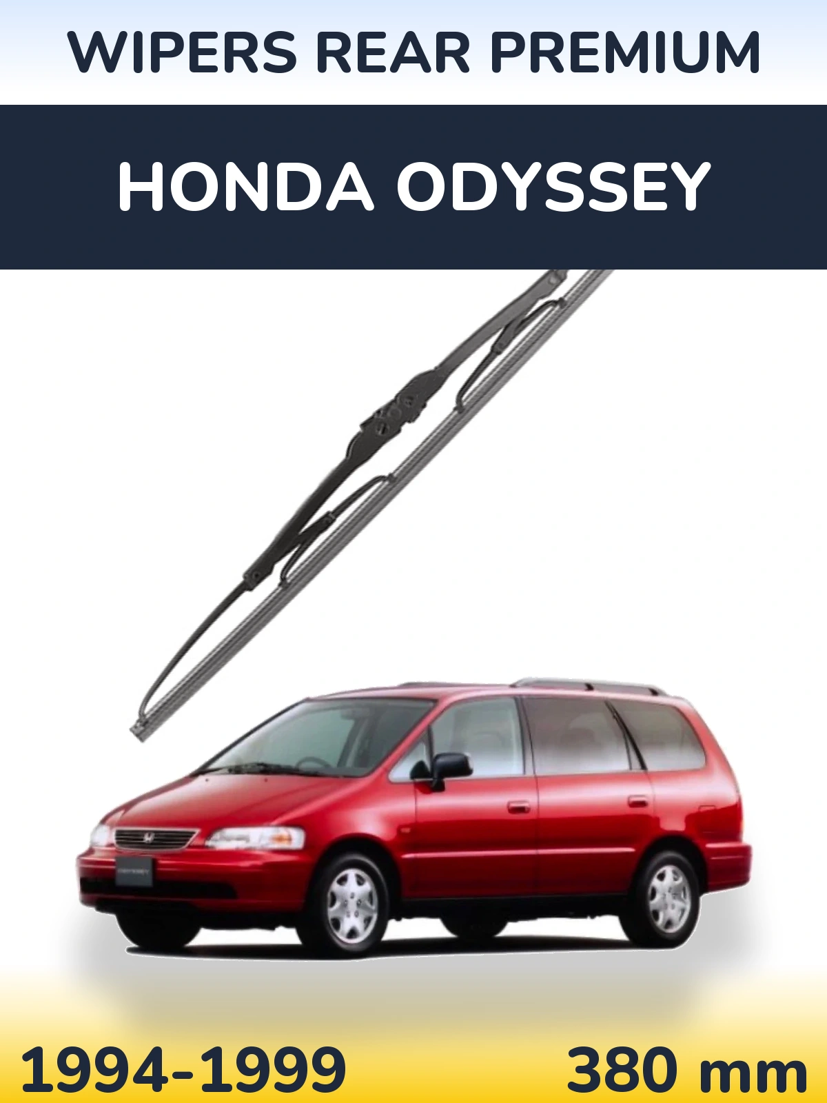 Rear wiper blade WIPERS REAR PREMIUM 380 mm for Honda Odyssey 1994-1999
