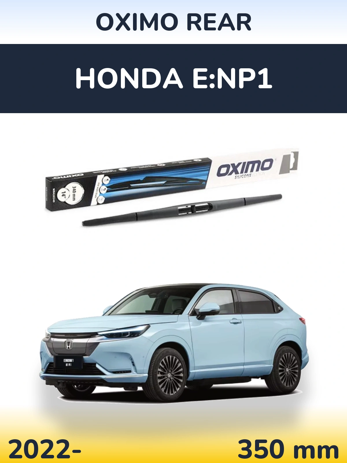 Rear wiper blade Oximo Rear 350 mm for Honda e:NP1 2022-2026