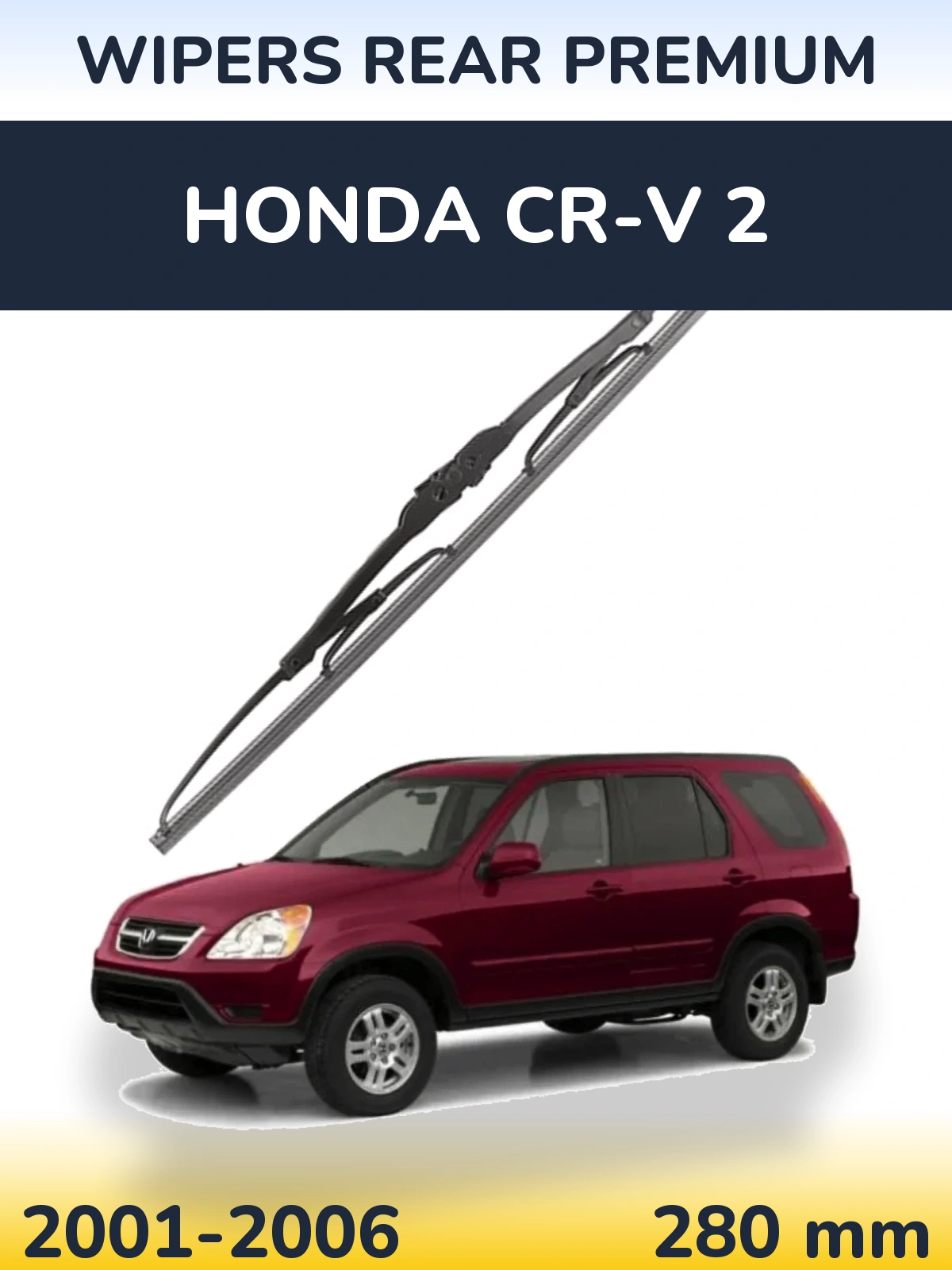 Задний дворник WIPERS REAR PREMIUM 280 мм для Honda CR-V 2 2001-2006