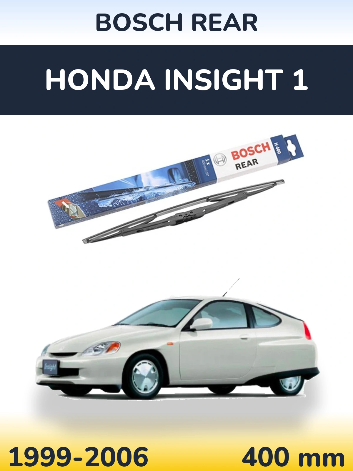 Задня щітка BOSCH Rear 400 мм для Honda Insight 1 1999-2006