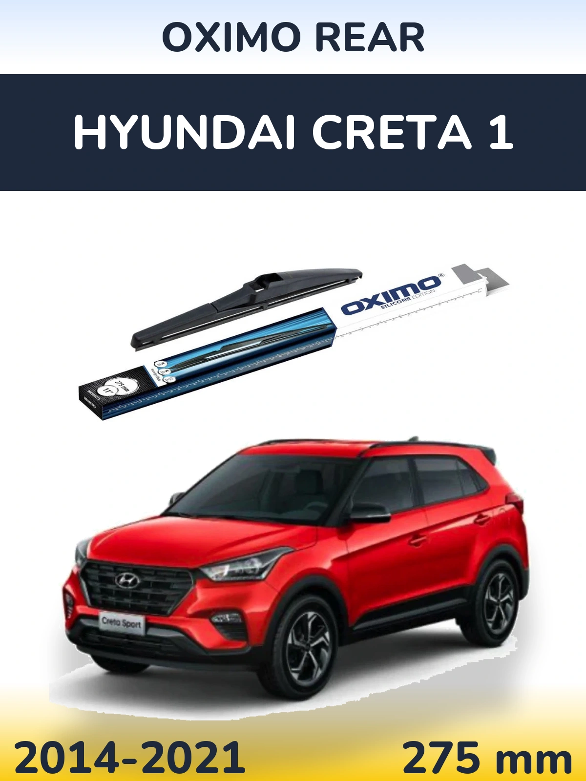Rear wiper blade Oximo Rear 280 mm for Hyundai Creta 1 2014-2021