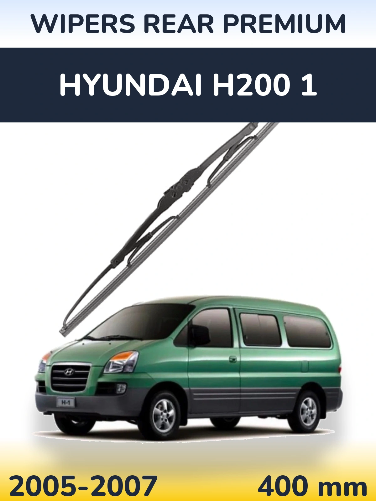 Задний дворник WIPERS REAR PREMIUM 400 мм для Hyundai H200 1 2005-2007