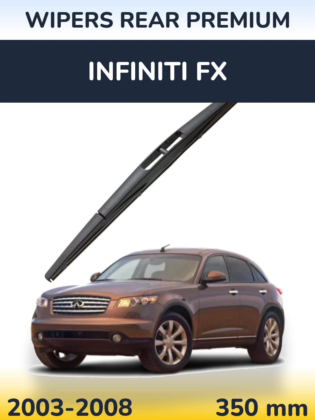 Rear wiper blade WIPERS REAR PREMIUM 350 mm for Infiniti FX 2003-2008