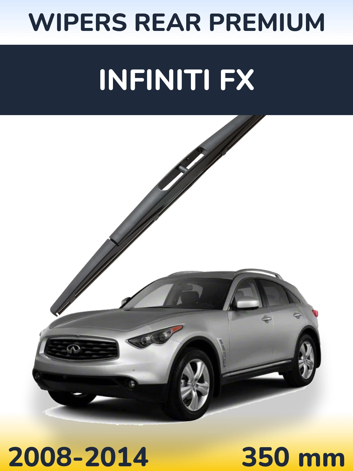 Rear wiper blade WIPERS REAR PREMIUM 350 mm for Infiniti FX 2008-2014