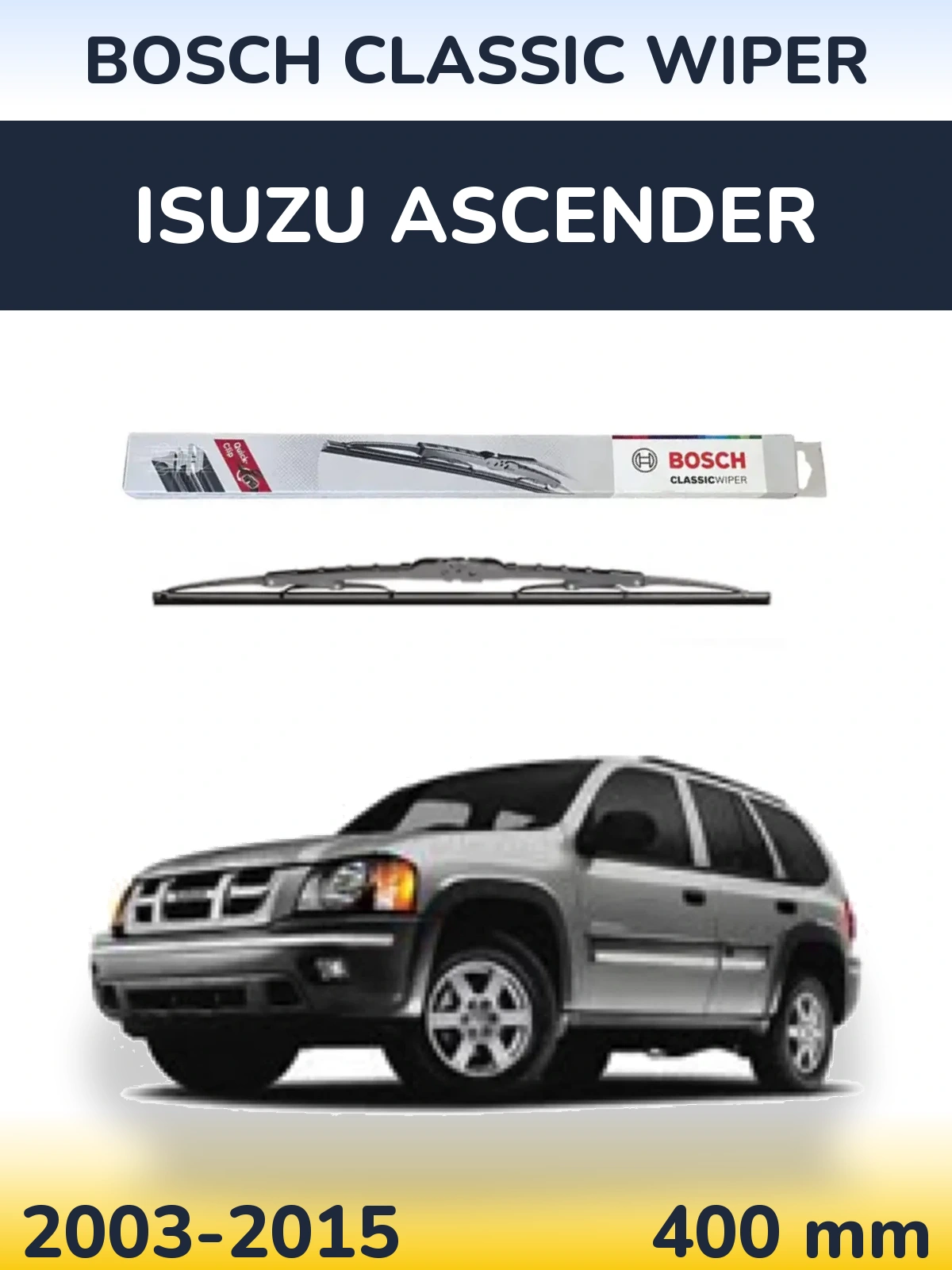 Задний дворник BOSCH Classic Wiper 400 мм для Isuzu Ascender 2003-2015