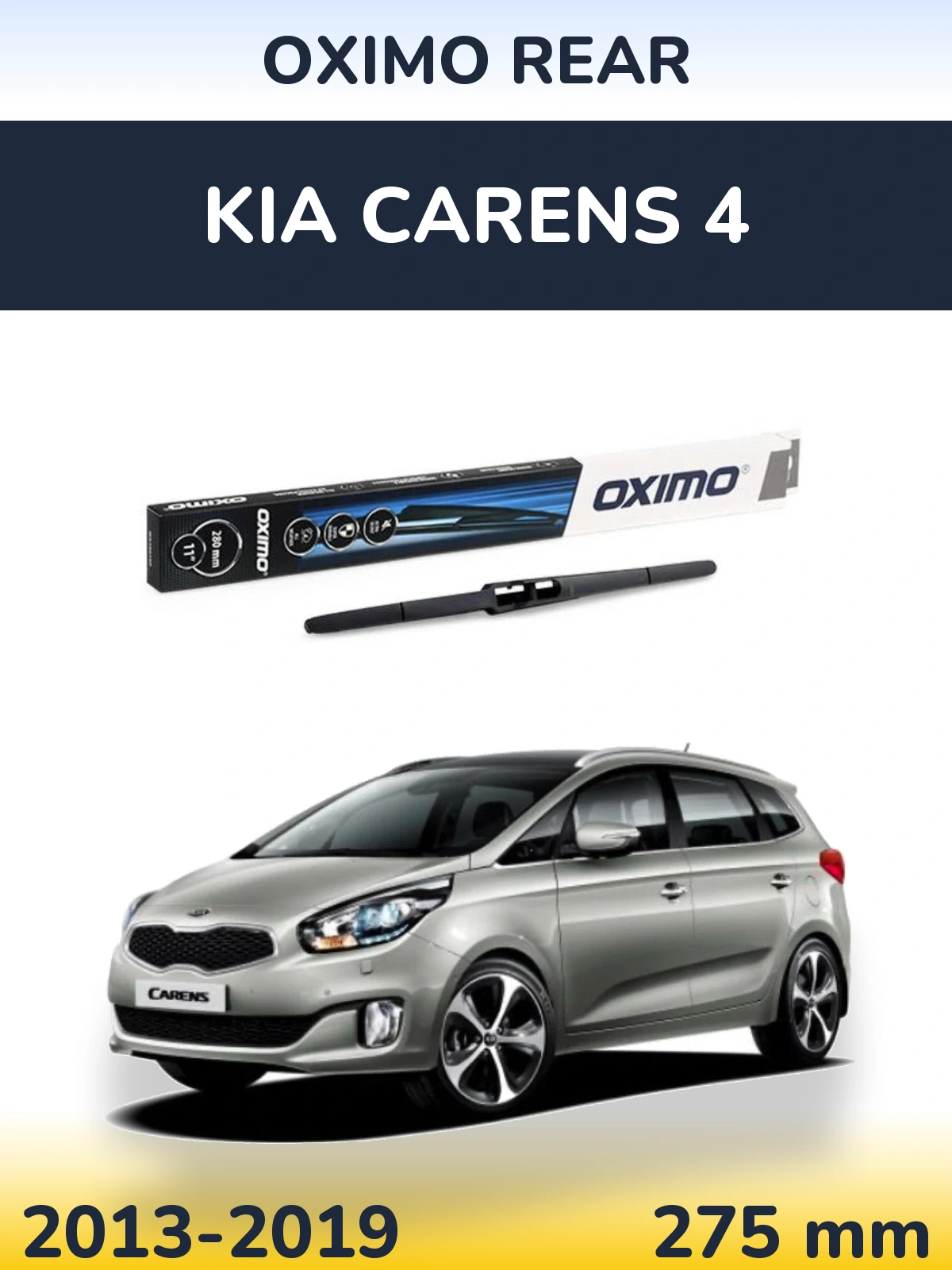 Rear wiper blade Oximo Rear 280 mm for KIA Carens 4 2013-2019