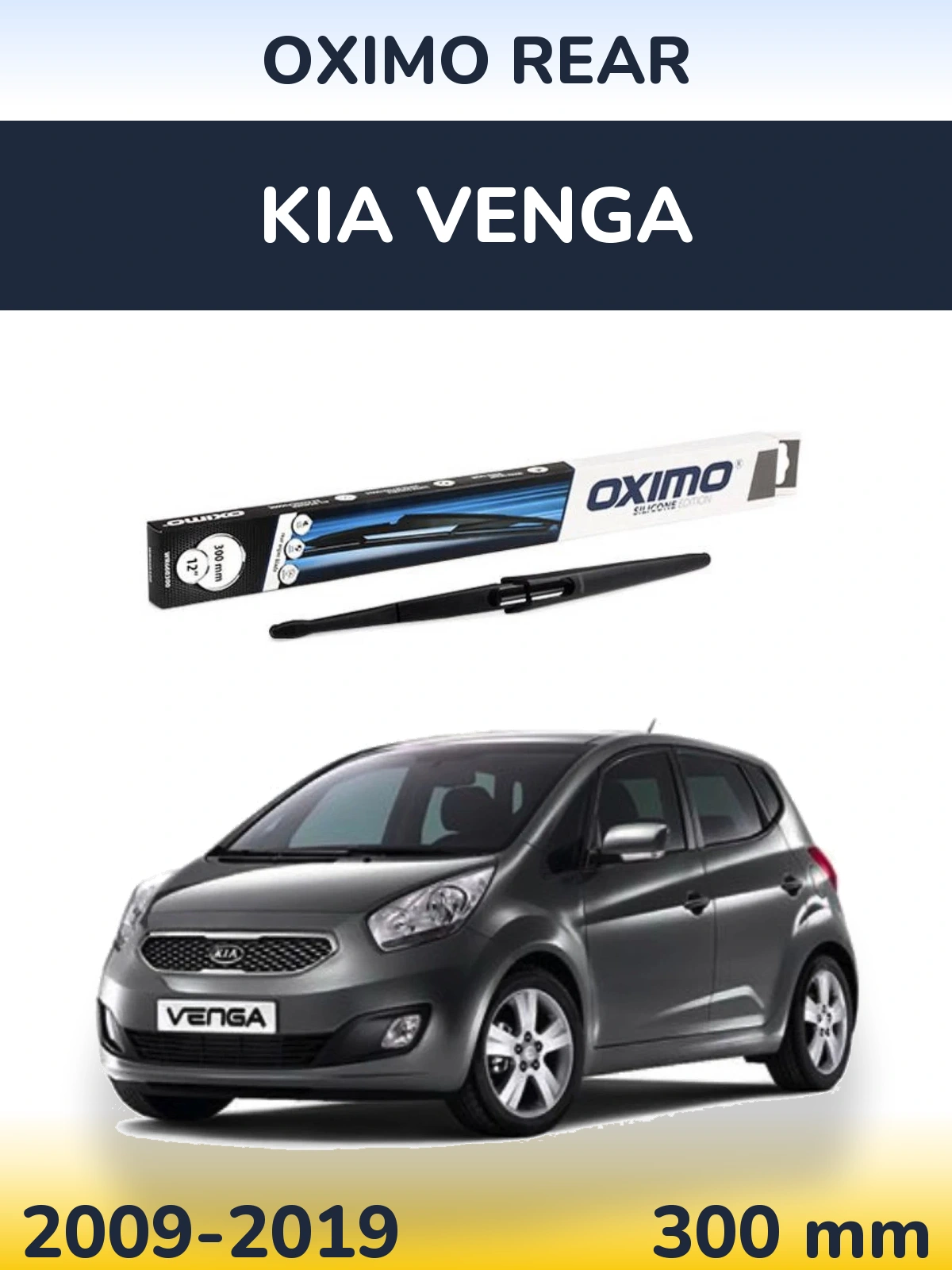Rear wiper blade Oximo Rear 300 mm for KIA Venga 2009-2019