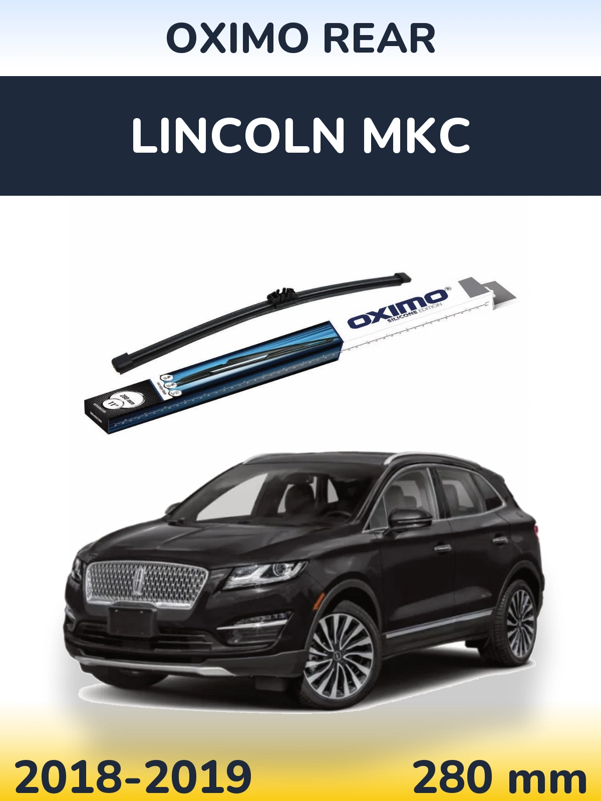 Rear wiper blade Oximo Rear 280 mm for Lincoln MKC 2018-2019