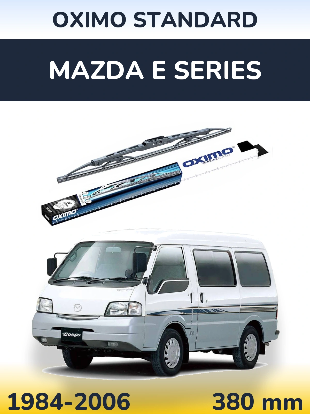 Rear wiper blade Oximo Standard 375 mm for Mazda E Series 1984-2006