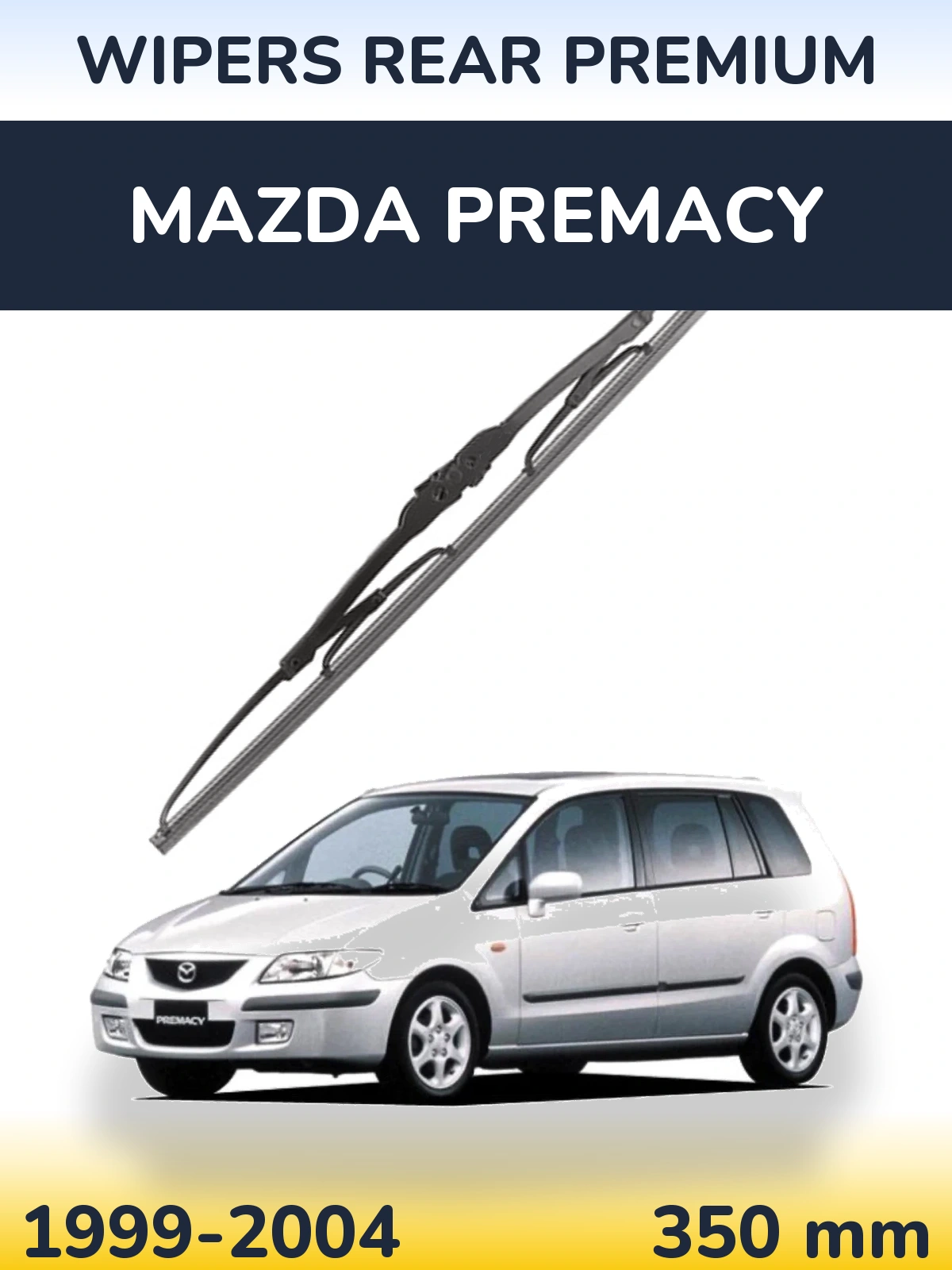 Rear wiper blade WIPERS REAR PREMIUM 350 mm for Mazda Premacy 1999-2004